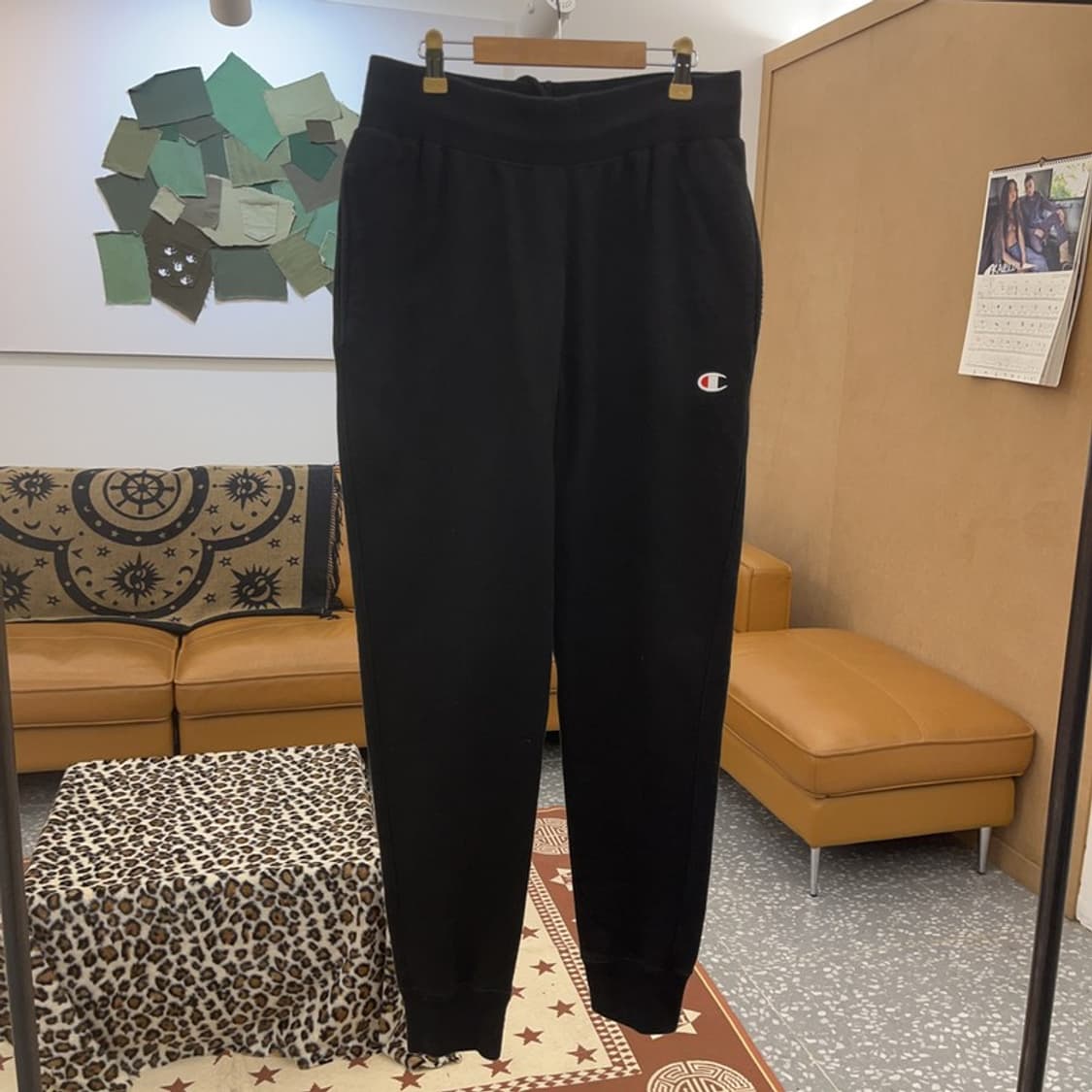 챔피온 리버스위브 자수로고 기모 조거 스웻팬츠 M C08989 상품이미지3