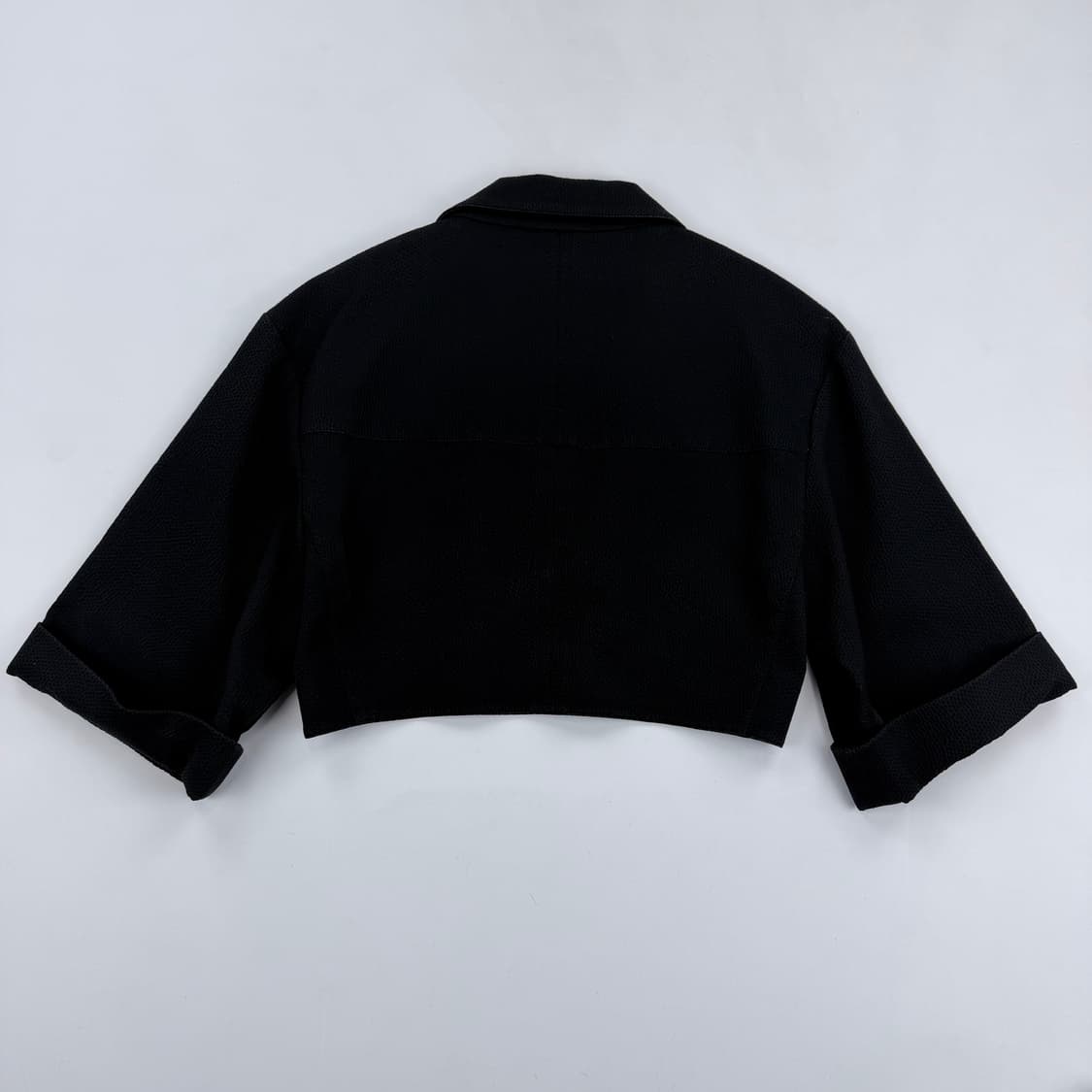 펜디 아카이브 크롭 자켓 블랙 42 상품이미지7