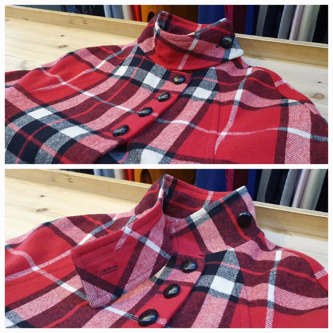 55/66.타미 케이프 코트 상품이미지3