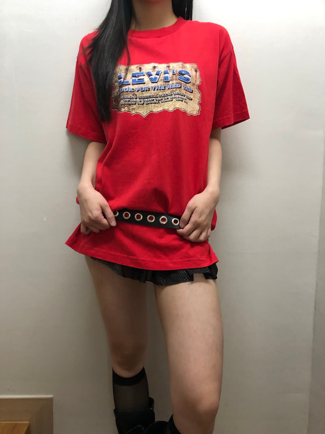 빈티지 리바이스 레드 반팔 상품이미지7