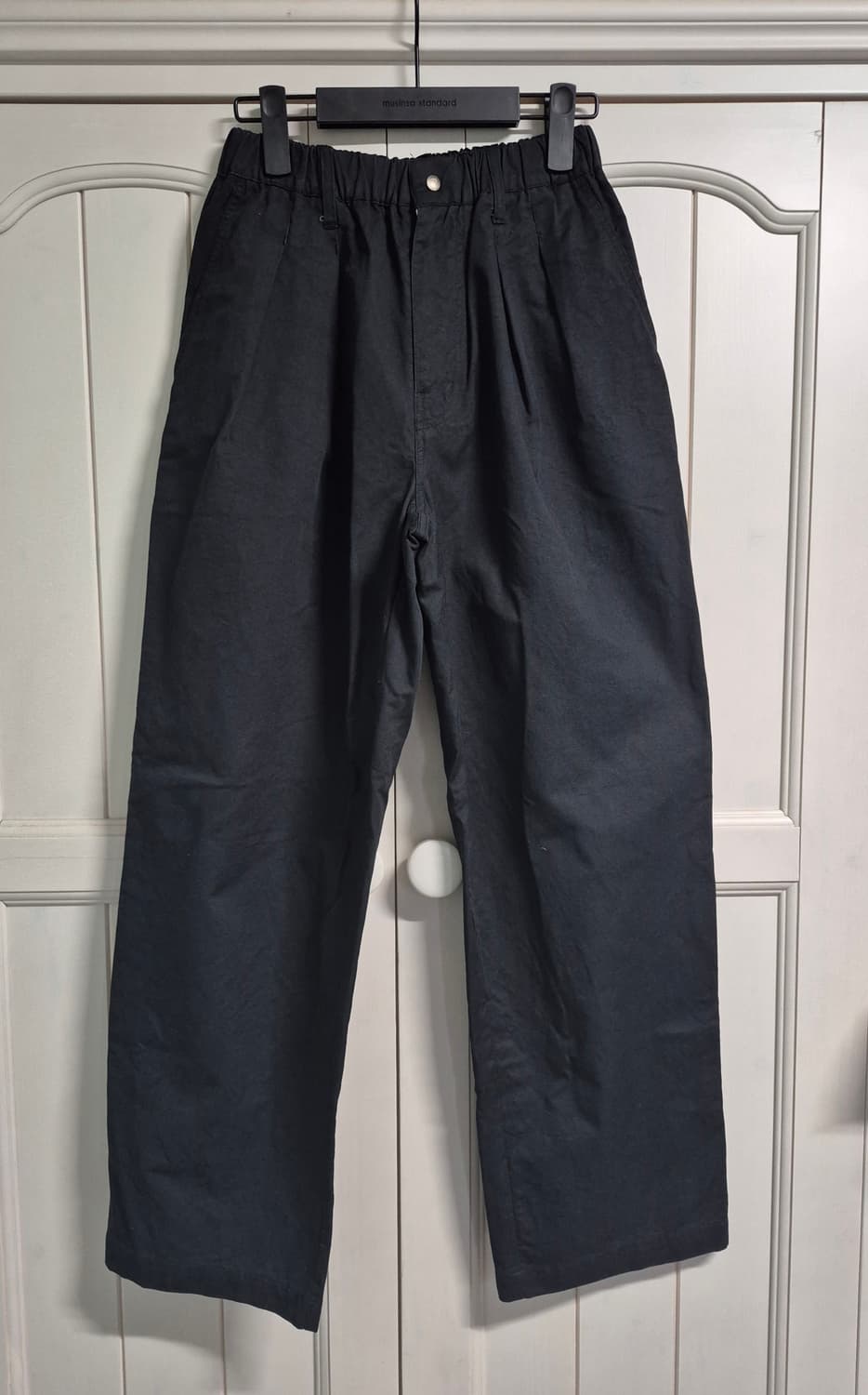 유니폼브릿지 밴딩 치노 팬츠 차콜 M 상품이미지1