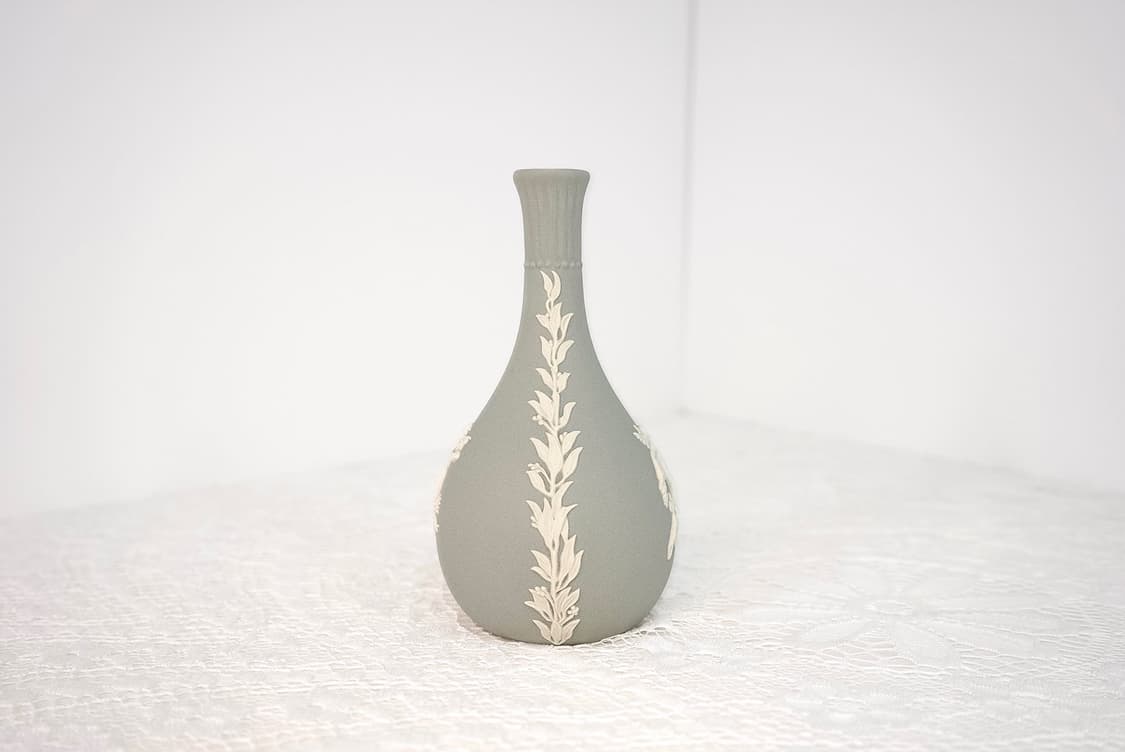 [영국앤틱] (레어)웨지우드 제스퍼웨어 호리병 화병 베이스_ 그레이 상품이미지2