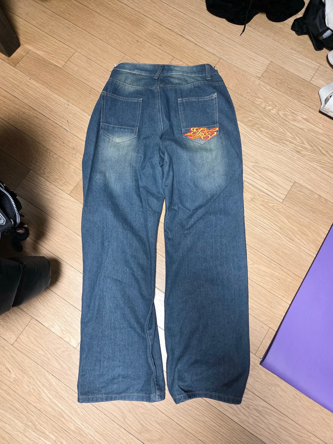 Jeans 자수포인트 데님워싱 청바지 상품이미지2