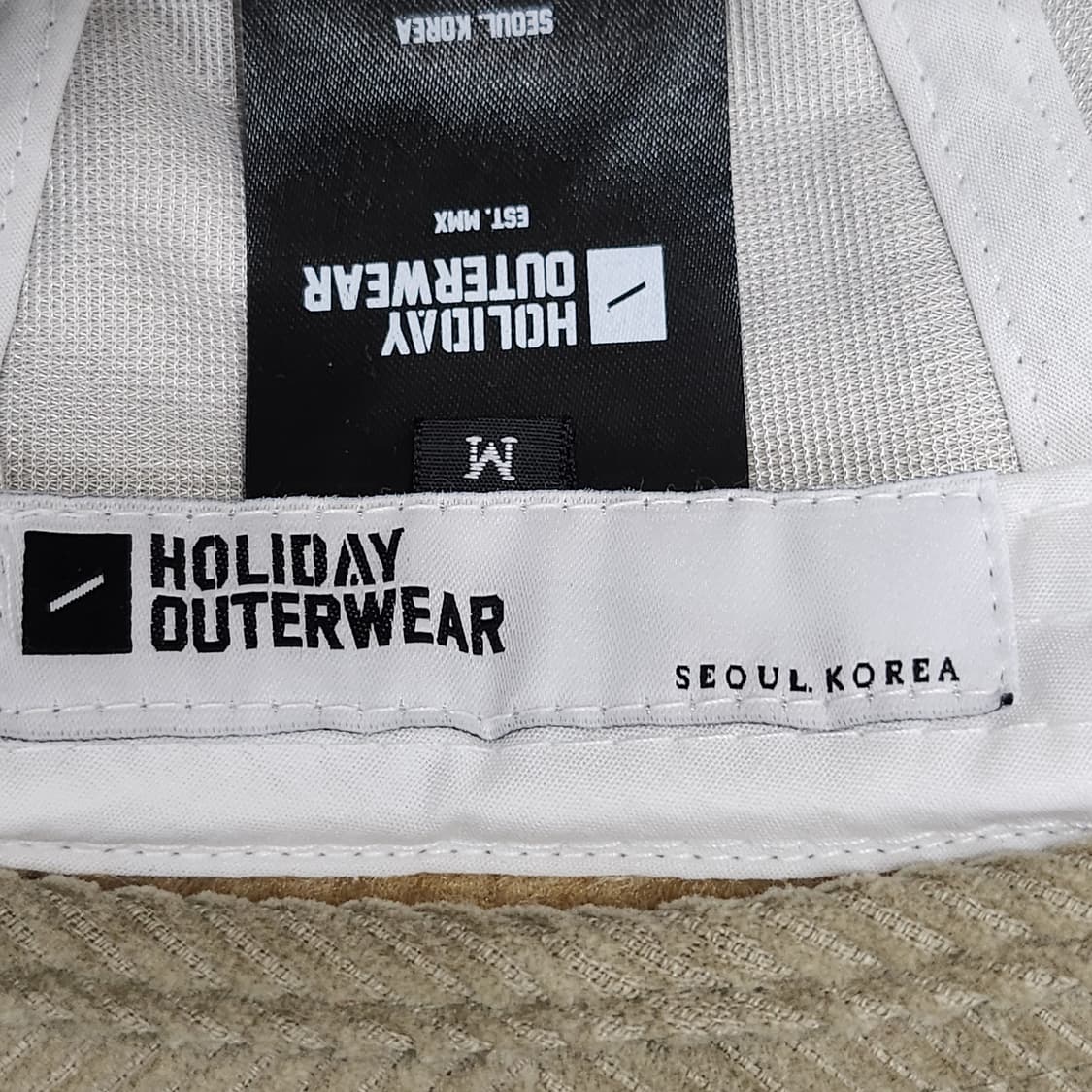 홀리데이 아우터웨어의 귀여운 코듀로이 귀달이 상품이미지9