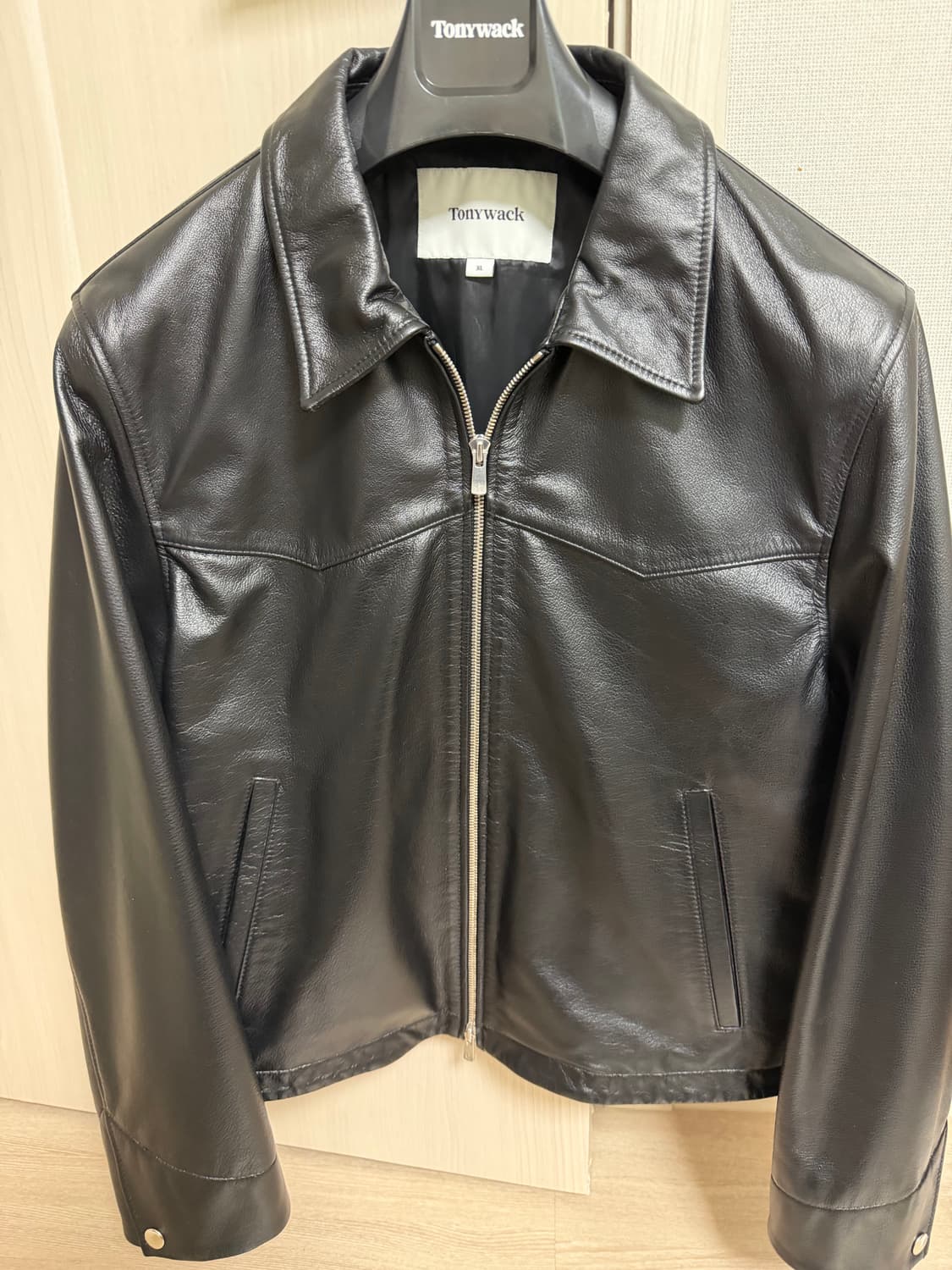 토니웩 25ss 웨스턴 레더 크롭 자켓 xl 상품이미지2