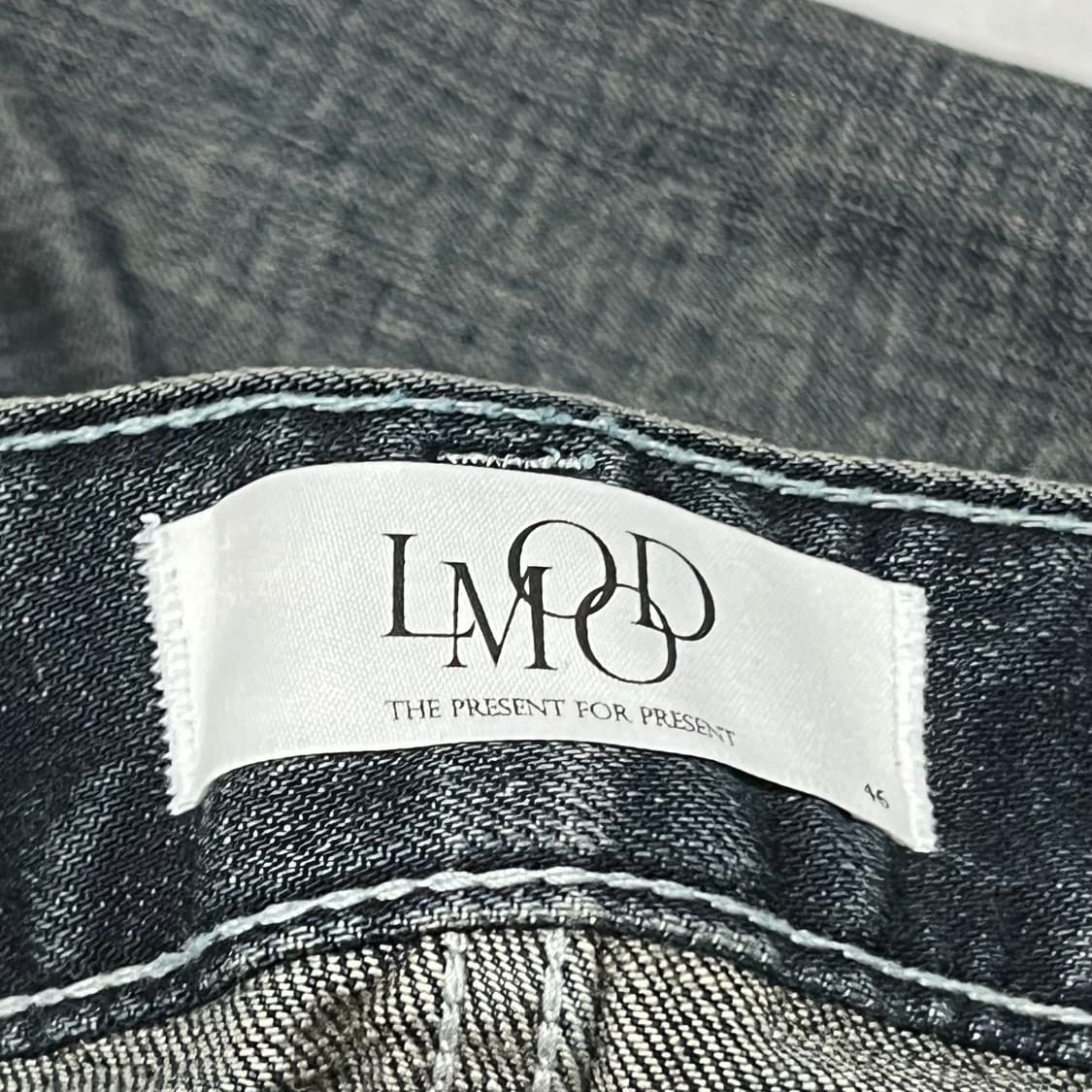 46 엘무드 워싱 부츠컷 데님팬츠 상품이미지4