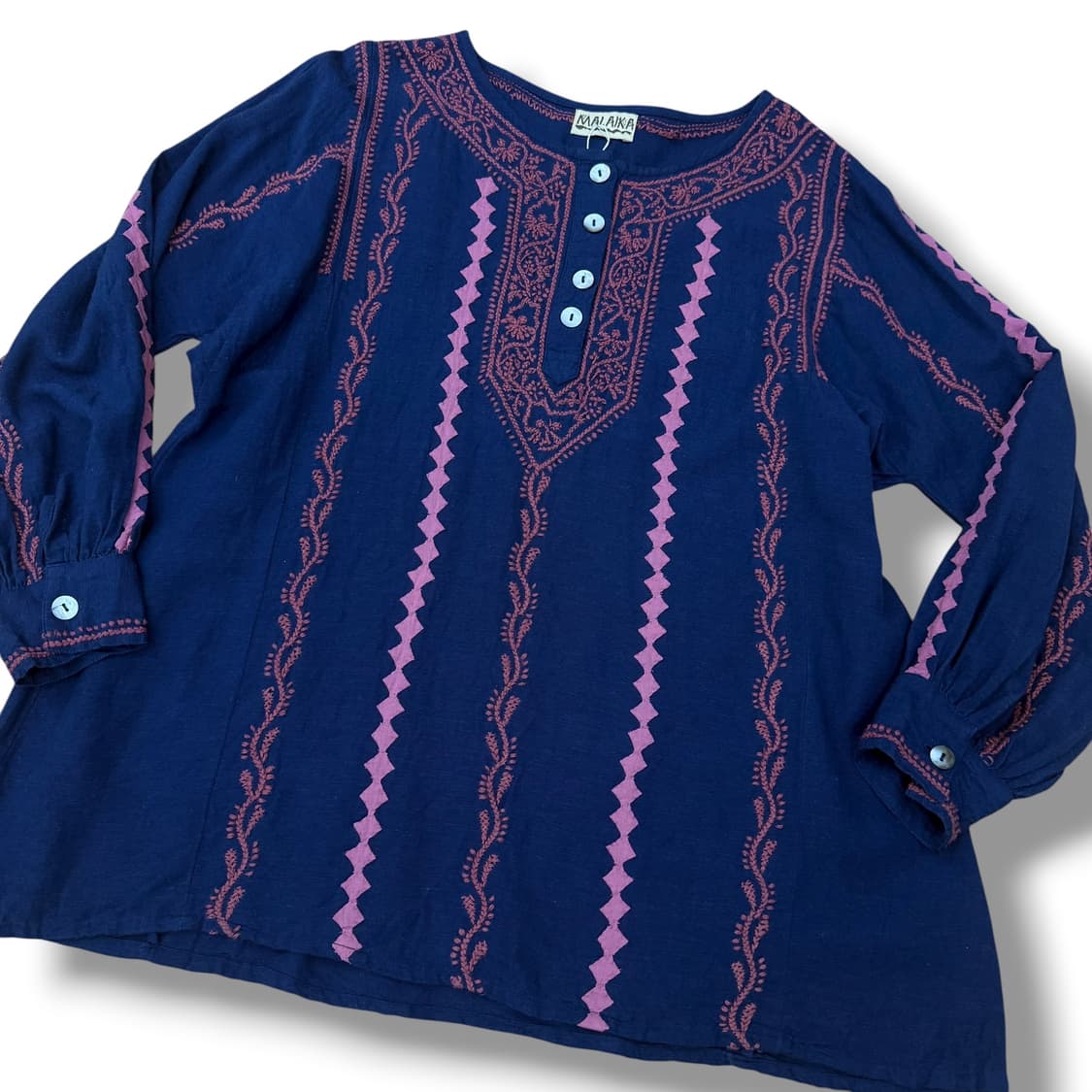 JPN malaica 히피 코튼 블라우스  상품이미지3