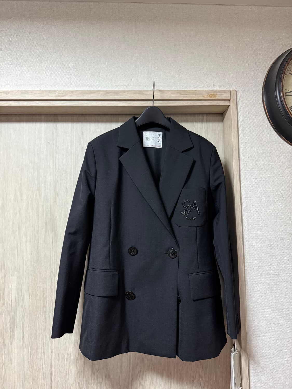 사카이 Sacai 25ss 여성 엠블럼 자켓 새상품 상품이미지6