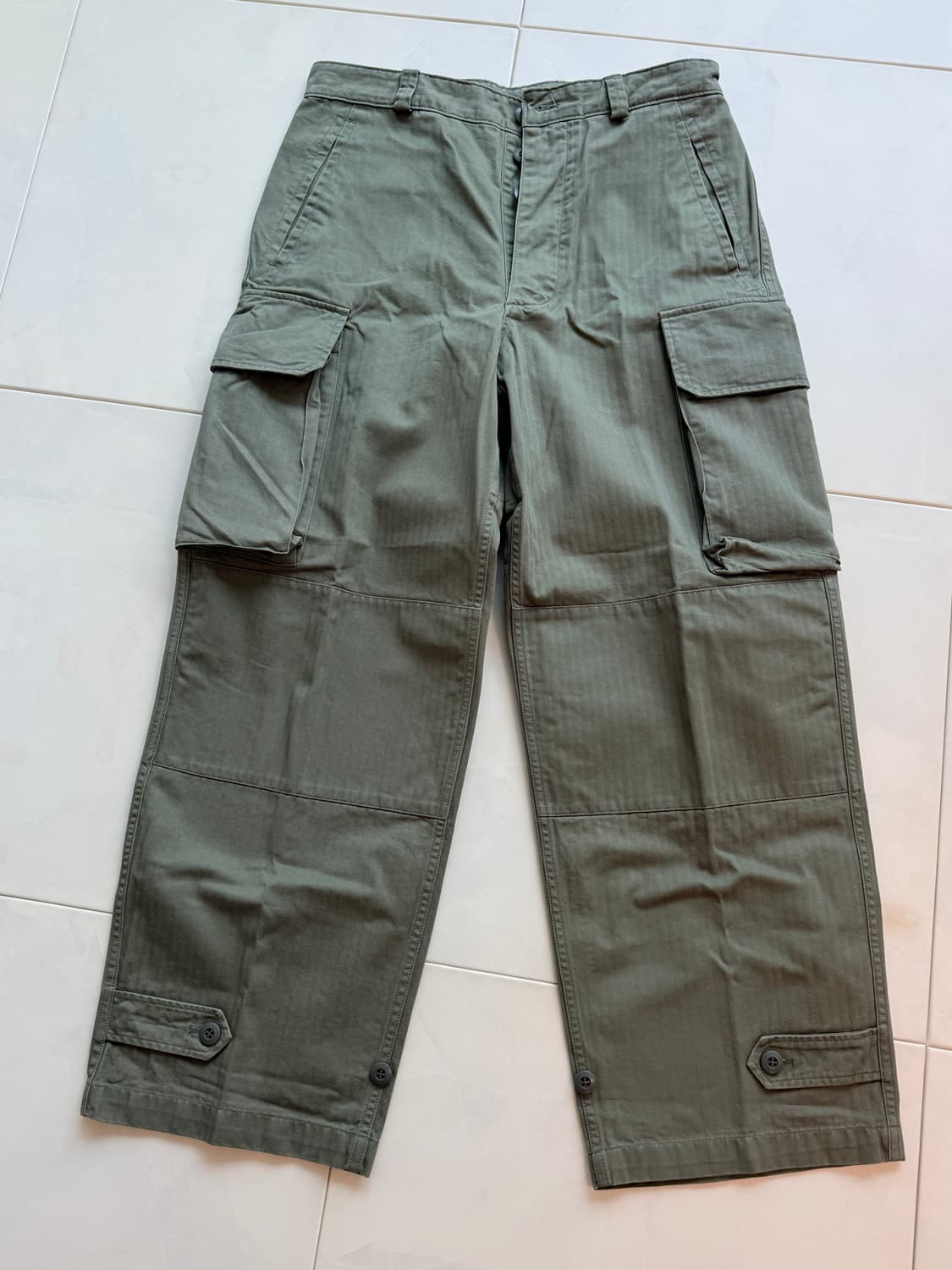 스테디에브리웨어 SEW M47 HBT 밀리터리 카고팬츠 2시이즈 상품이미지2