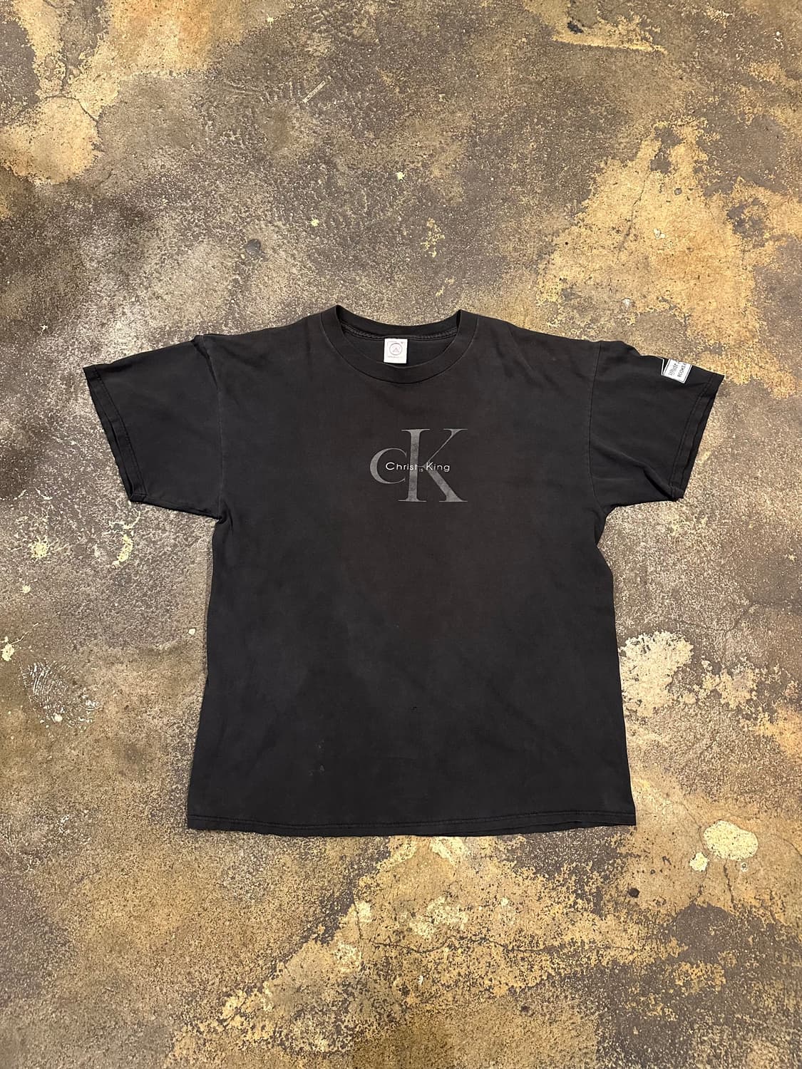 빈티지 90s CK 패러디 예수 티셔츠  상품이미지1