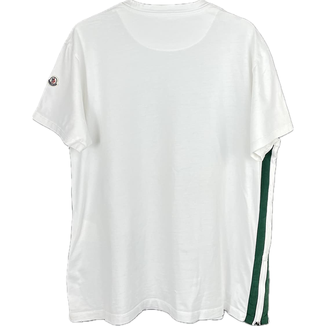 [L] 몽클레어 와펜 패치 사이드 지퍼 반팔 티셔츠 상품이미지2