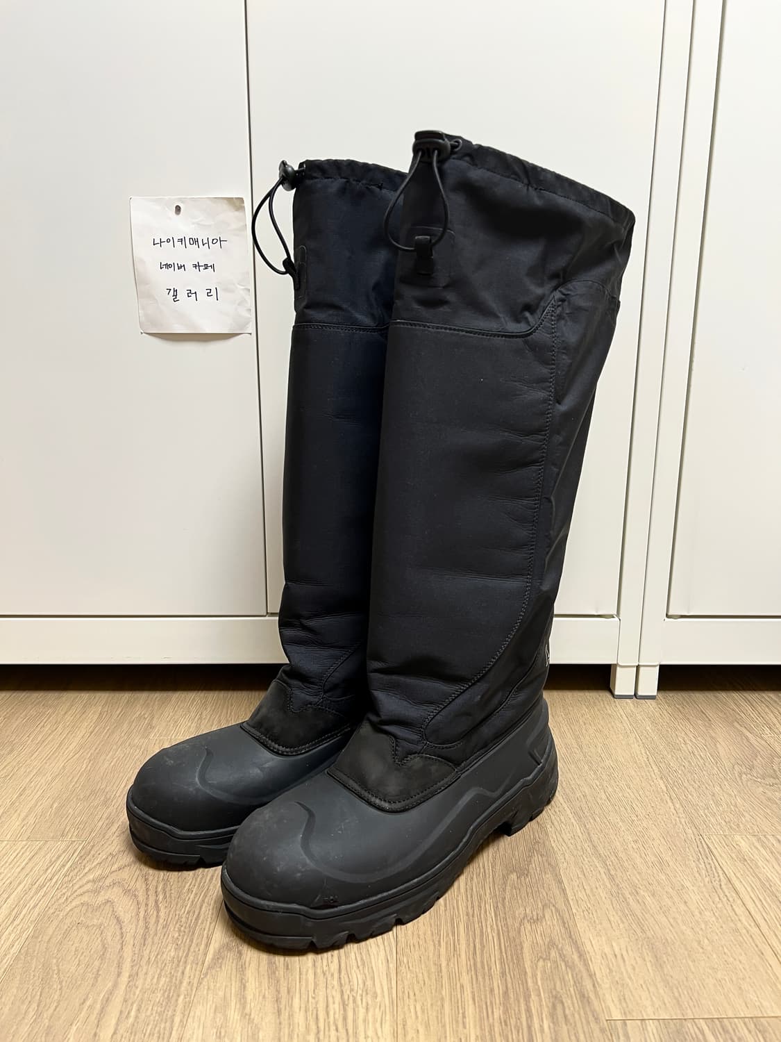 [42] ROA 로아 하이킹 러버 부츠 블랙 상품이미지5