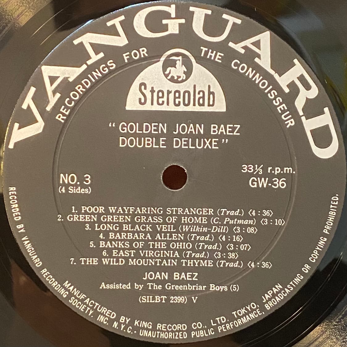 (LP) Joan Baez - Golden Joan Baez 상품이미지6