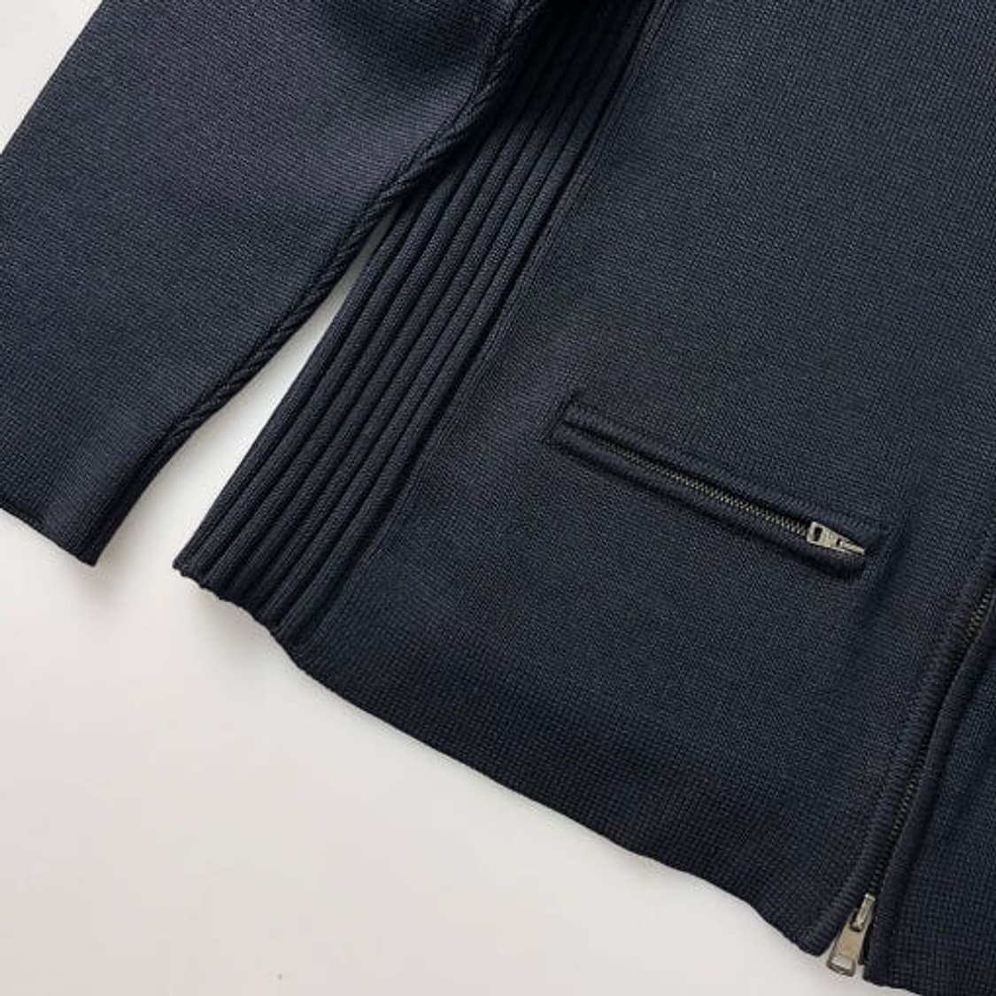 구찌 GUCCI 00s 투웨이 블루종 니트 자켓 PR1678 상품이미지4