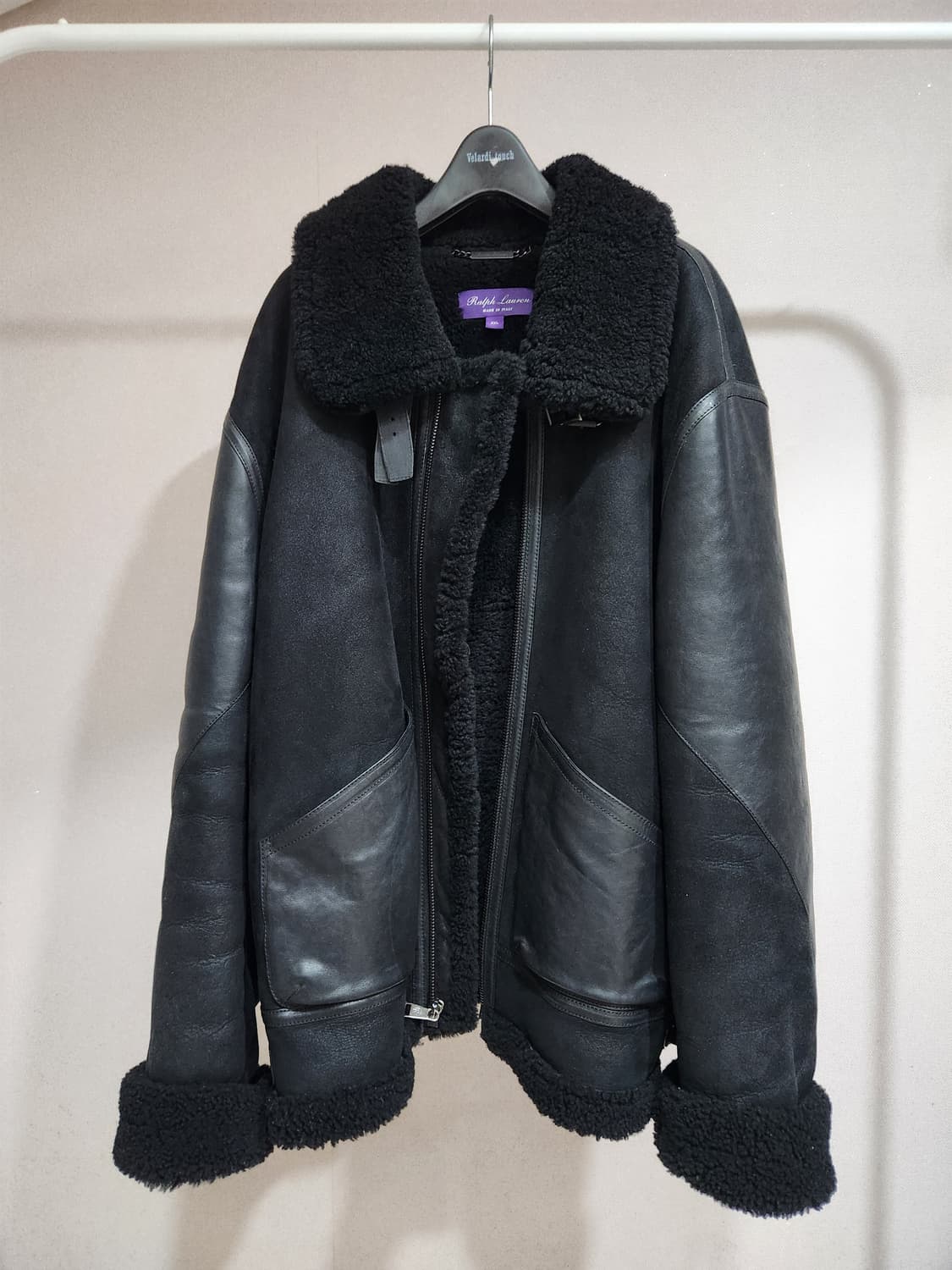 폴로랄프로렌 퍼플라벨 무스탕 시어링자켓 상품이미지1