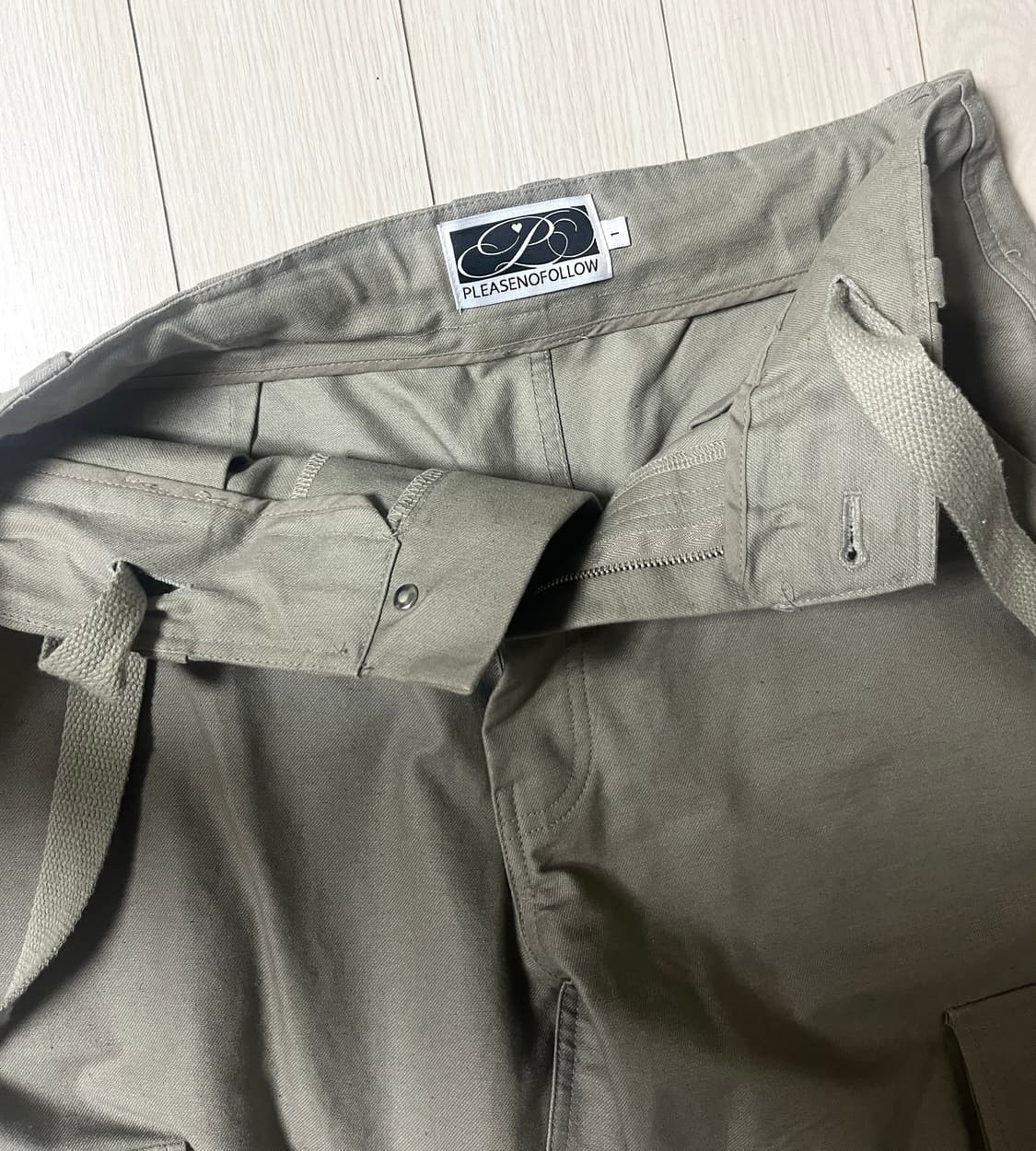 Pleasenofollow tex wide work pants 1size 상품이미지4