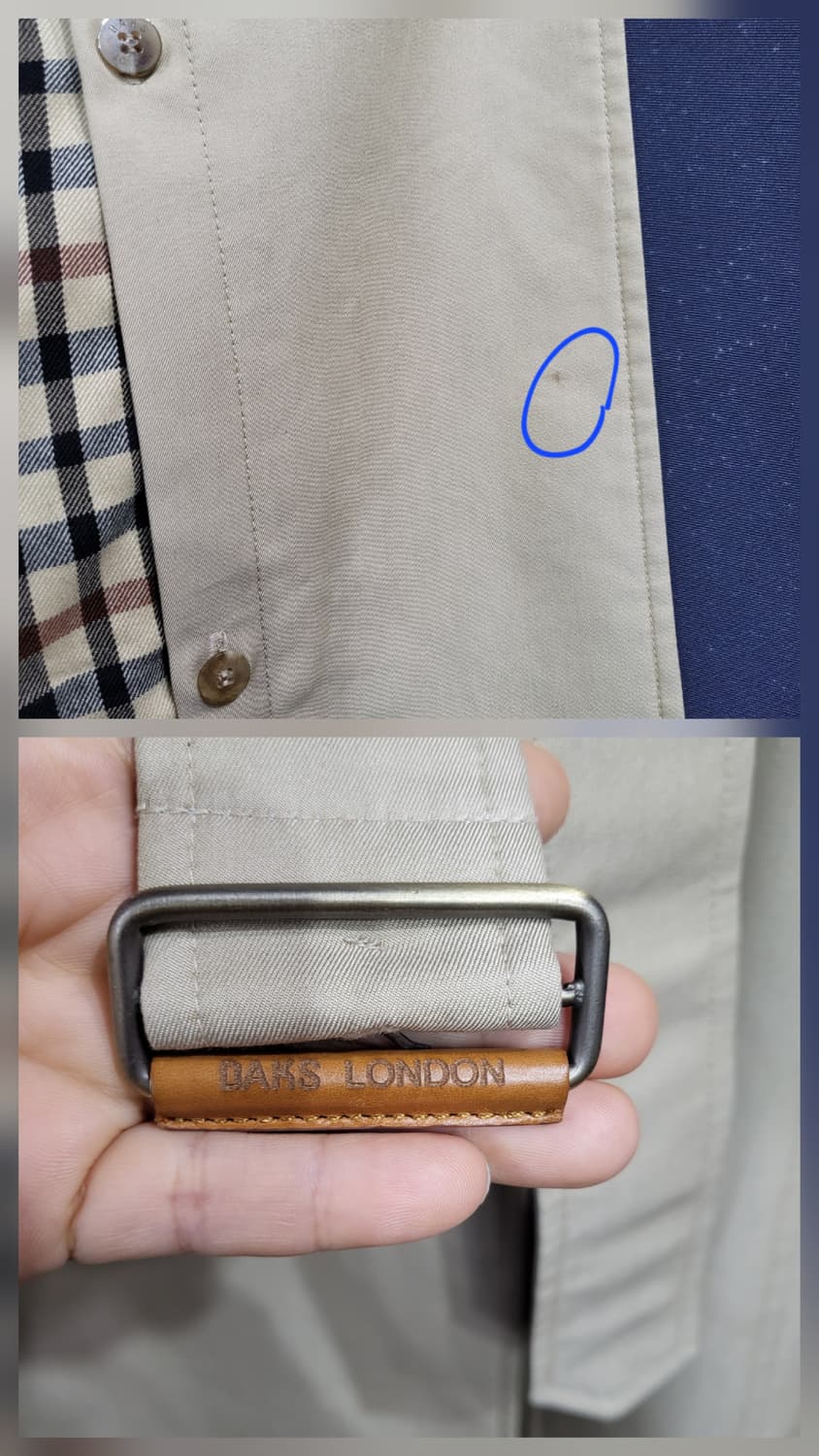 닥스런던 트렌치코트 상품이미지7