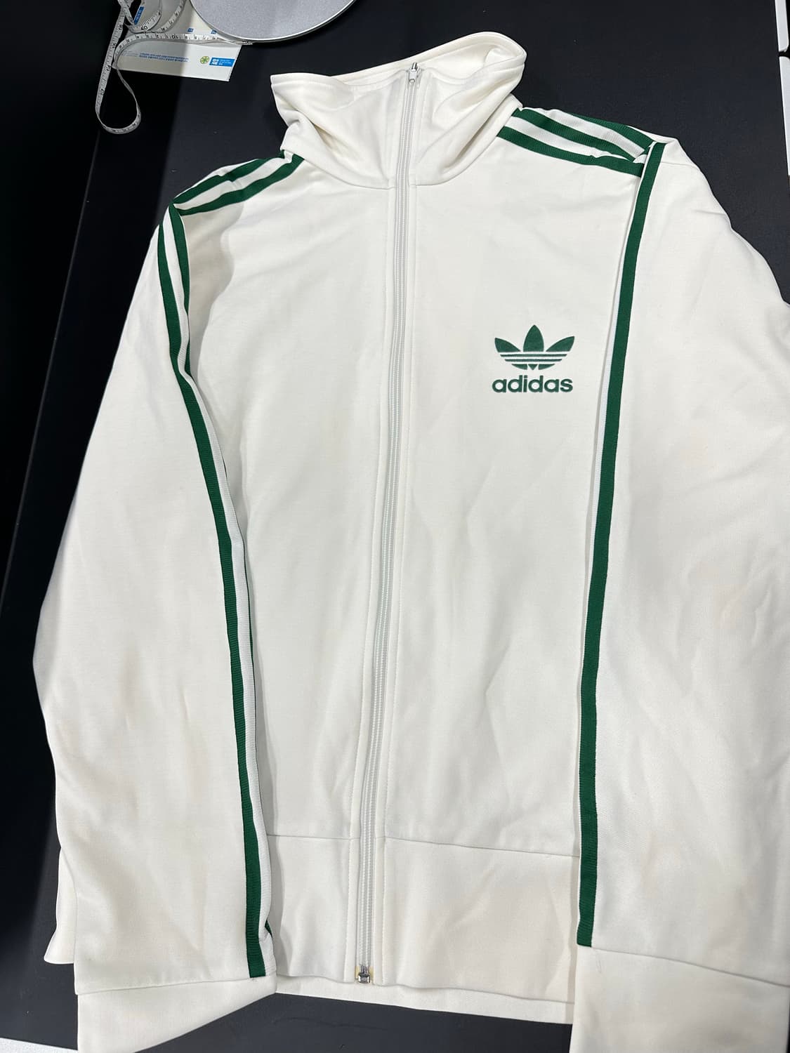 유로파 아디다스 흰초 져지 집업 상품이미지4