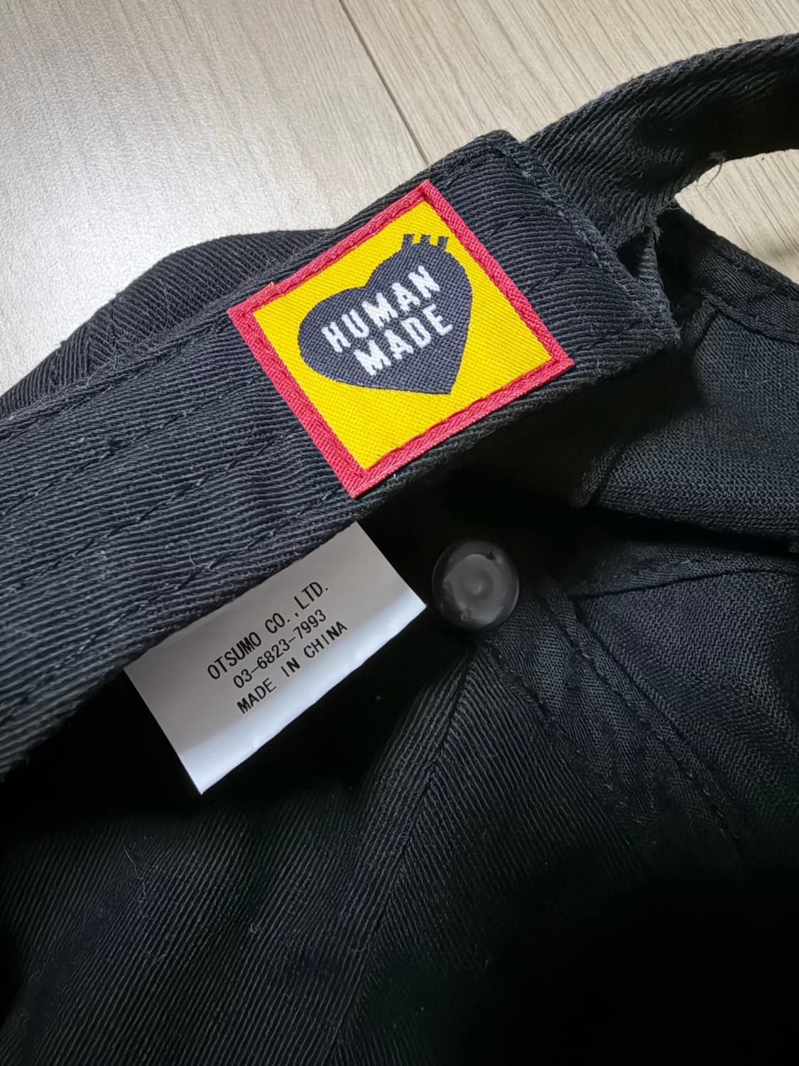 휴먼메이드 블랙 볼캡 상품이미지3