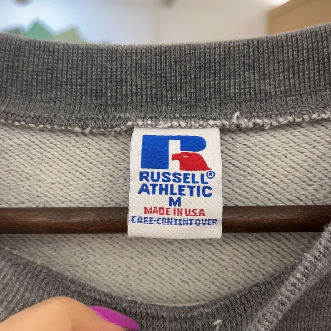 러셀 레트로 코카콜라 프린팅 맨투맨 스웻셔츠 M C07171 상품이미지5