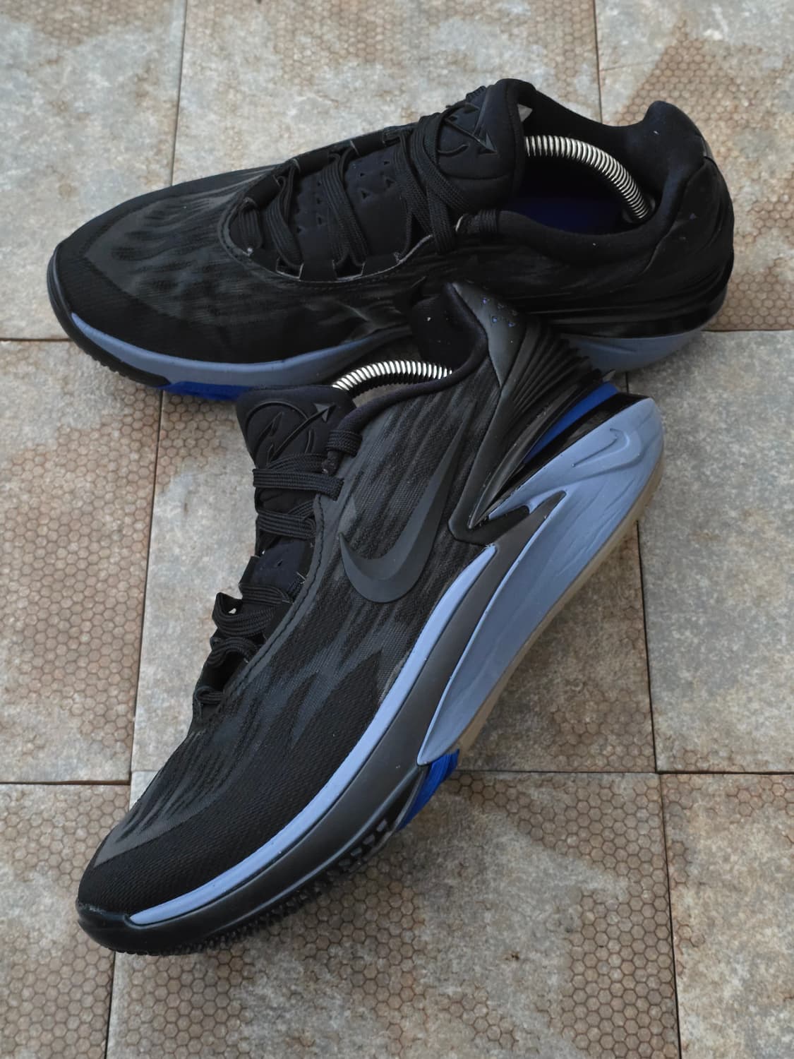 (260)나이키 에어 줌 gt 컷 2 블랙 레이서 블루 상품이미지3