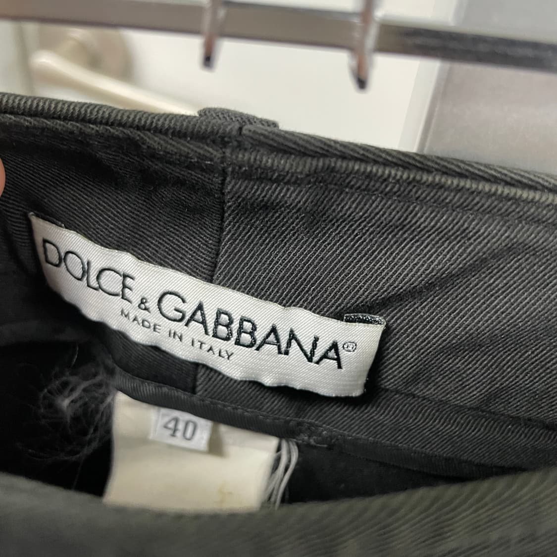 돌체앤가바나 블랙 슬랙스 40(W) 상품이미지5