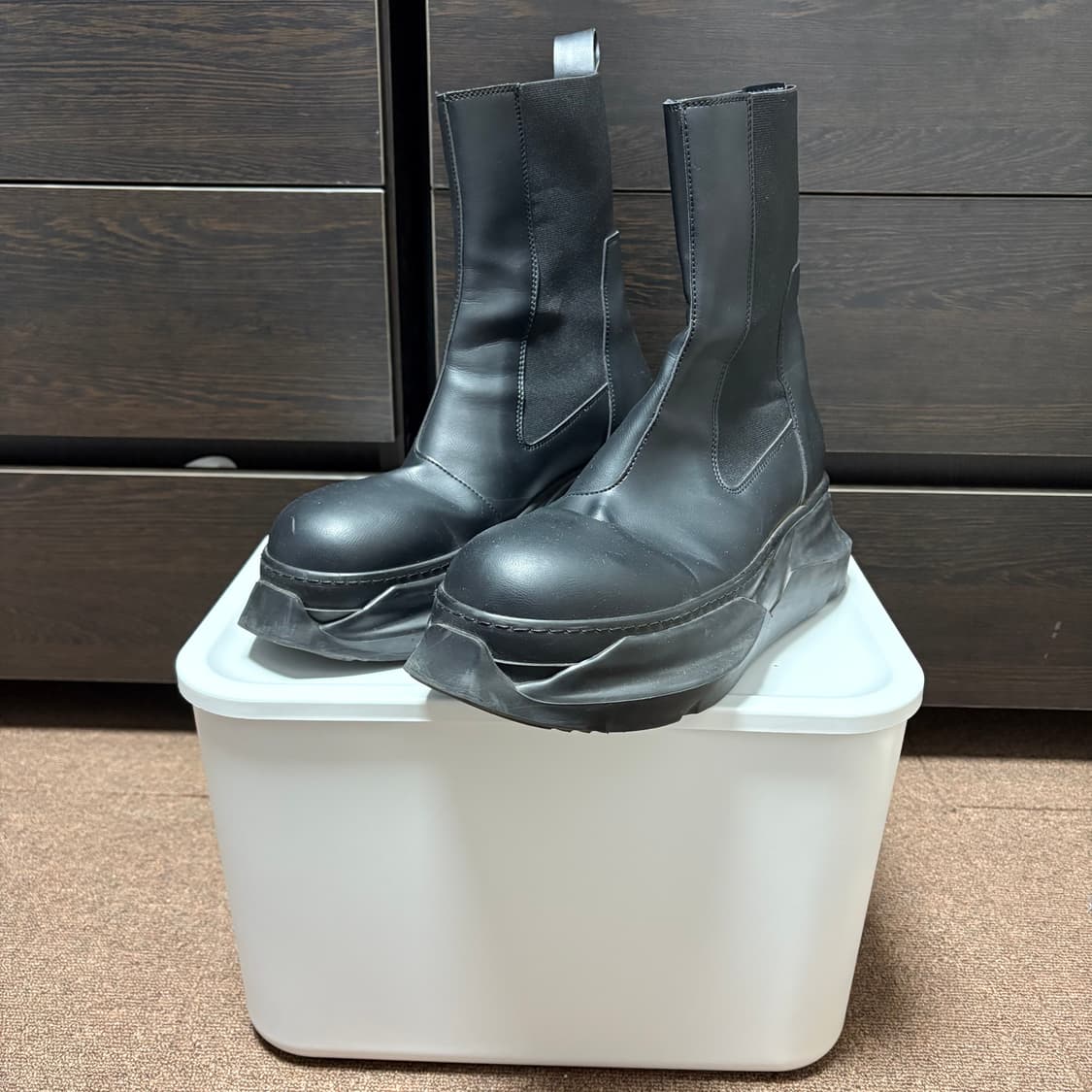 릭오웬스 다크쉐도우 앱스트랙트 부츠 270 상품이미지1