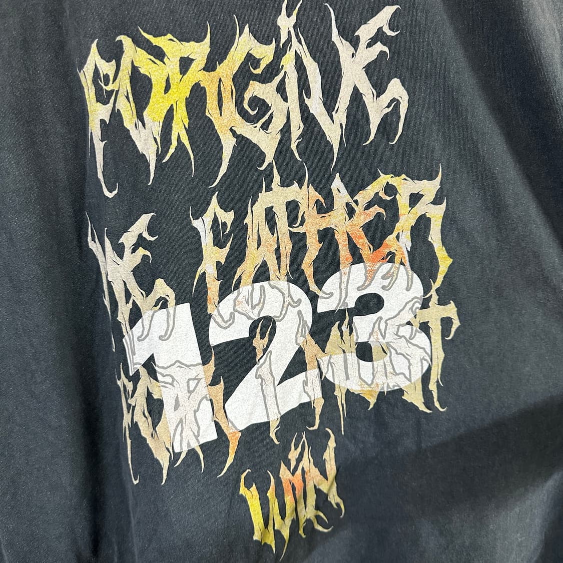 [B Grade] RRR123 Forgive Me 빈티지 티셔츠 상품이미지3