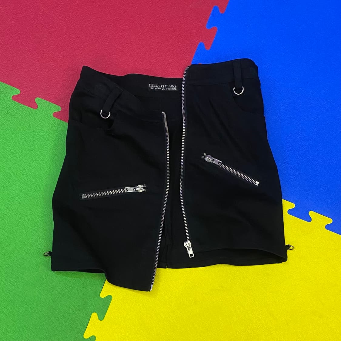 HELL CAT PUNKS 헬캣펑크 멀티 지퍼 스커트 상품이미지1