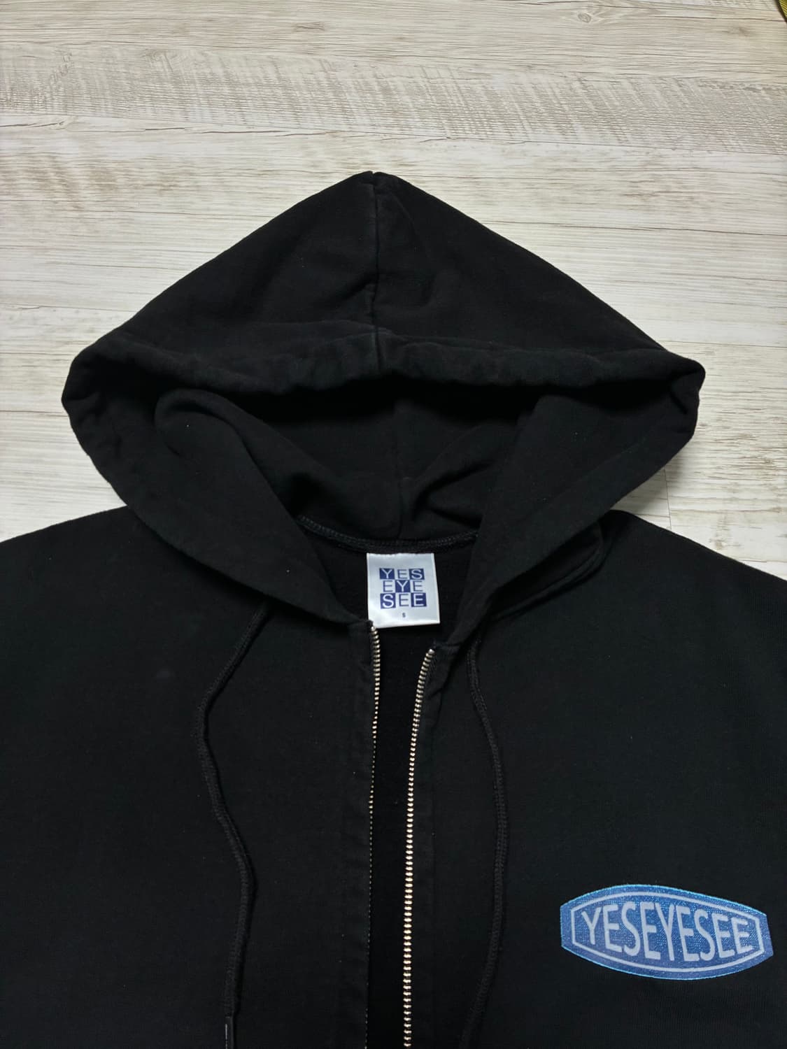 s 예스아이씨 후드집업 블랙 상품이미지4