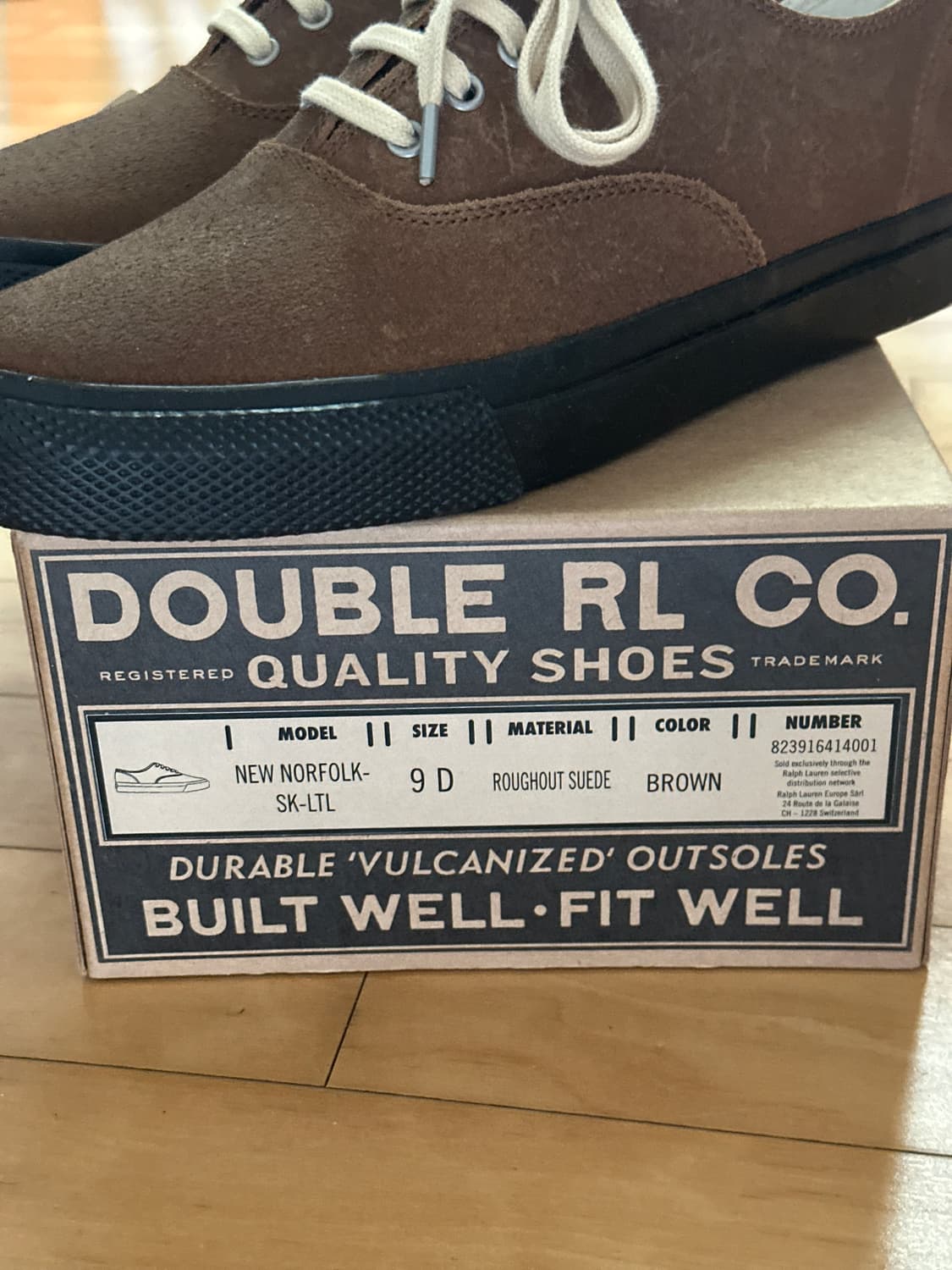 RRL 러프아웃 스니커즈 9d 새상품 상품이미지4