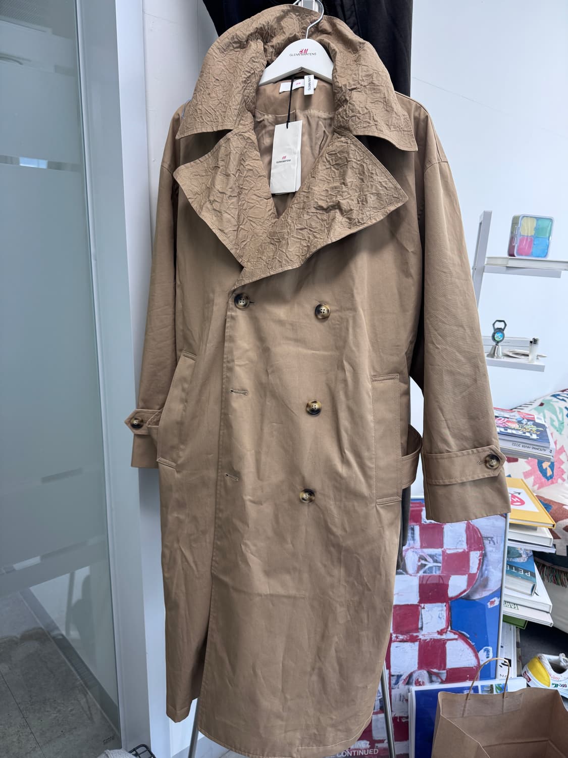 h&m 글렌마틴스 트렌치코트 S 상품이미지2