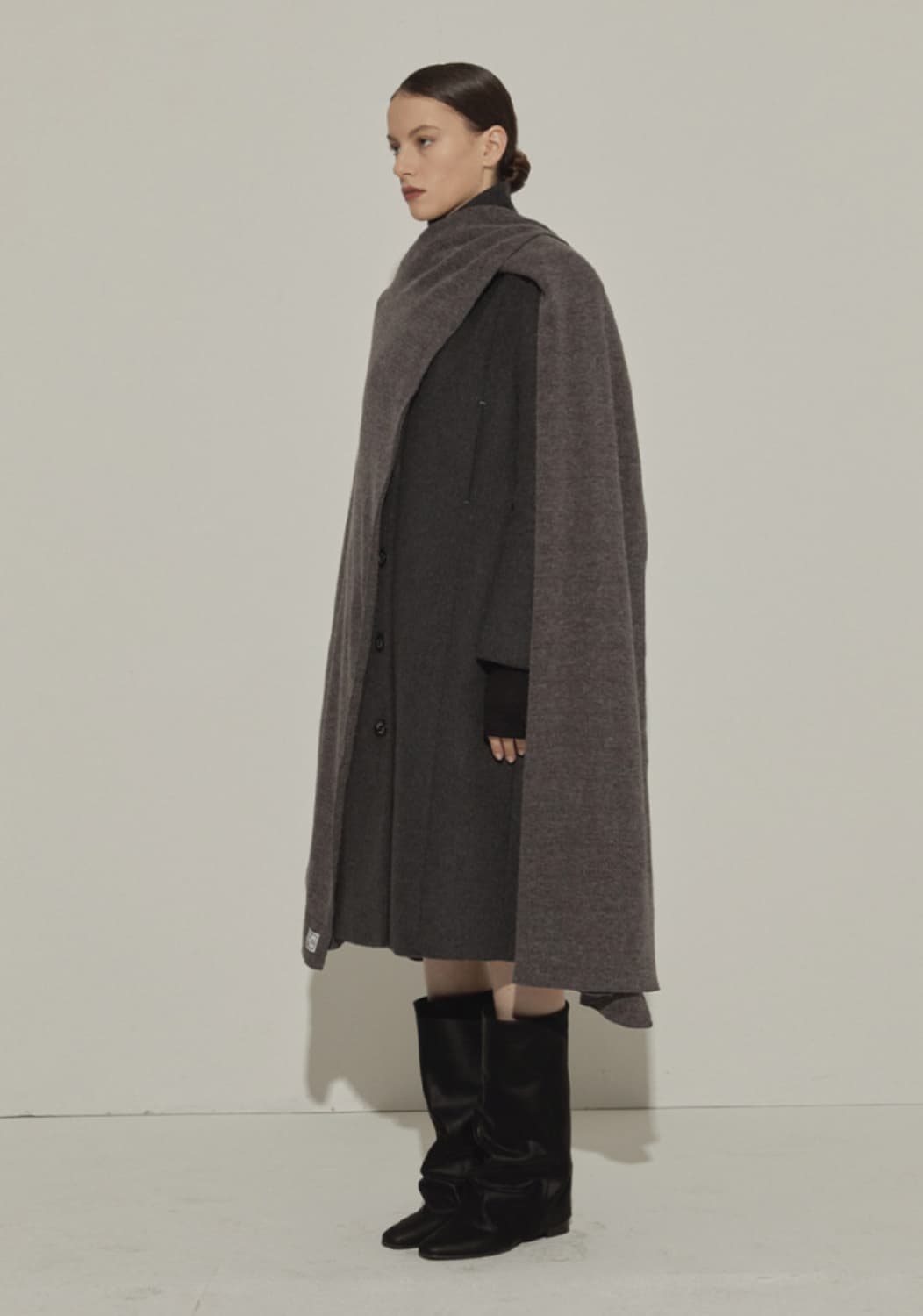 쓰리투에이티 [한소희,슬기 착용]Wrinkle Leather Boots 상품이미지3