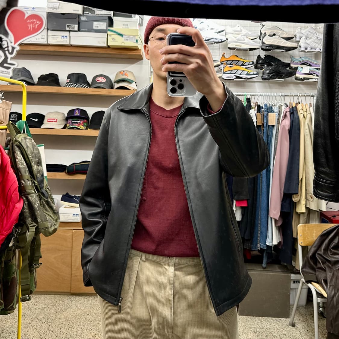 램레더 싱글라이더 자켓 상품이미지9