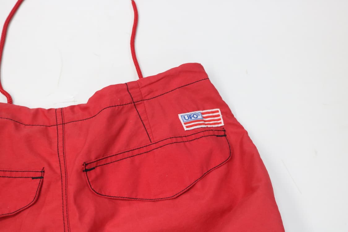 UFO 빈티지 레드 립스탑 니패드 카고 팬츠 (S) 상품이미지9