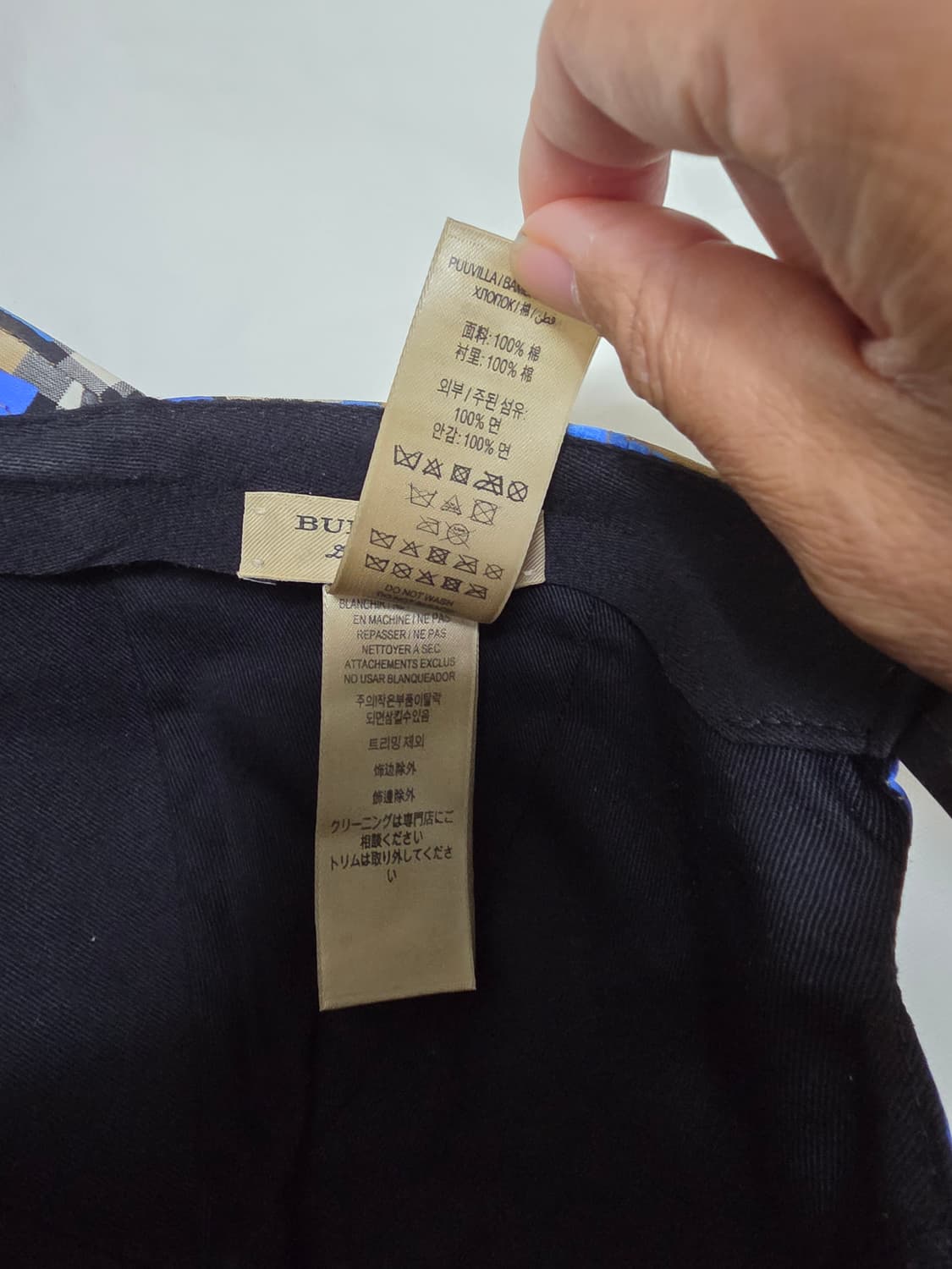 버버리 볼캡 모자 정품 상품이미지5