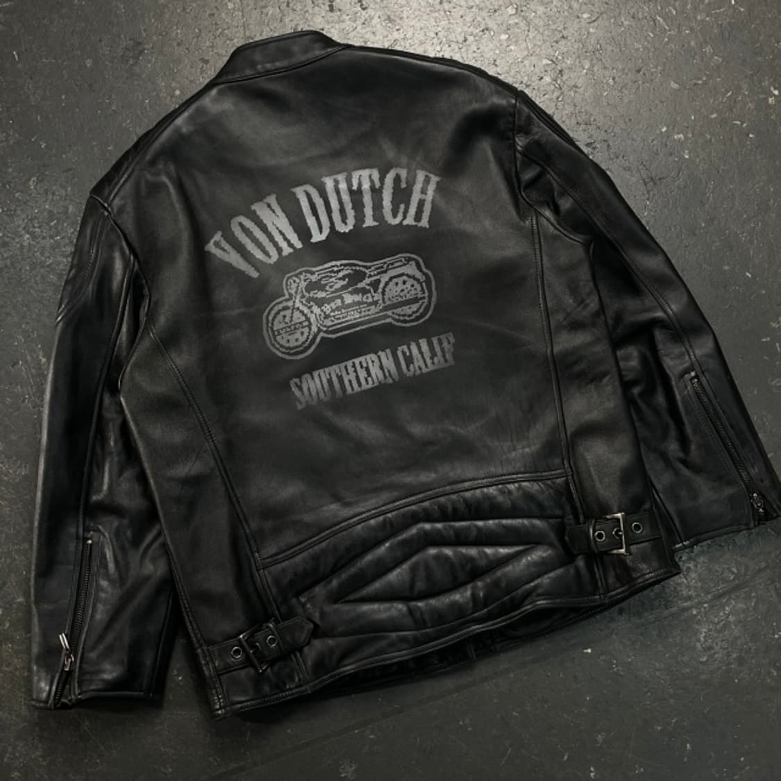 100 본더치 양가죽 라이더 자켓  상품이미지6