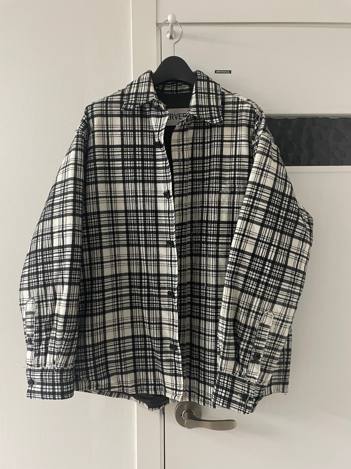 PERVERZE 퍼버즈 체크 패딩 셔츠 F 상품이미지2