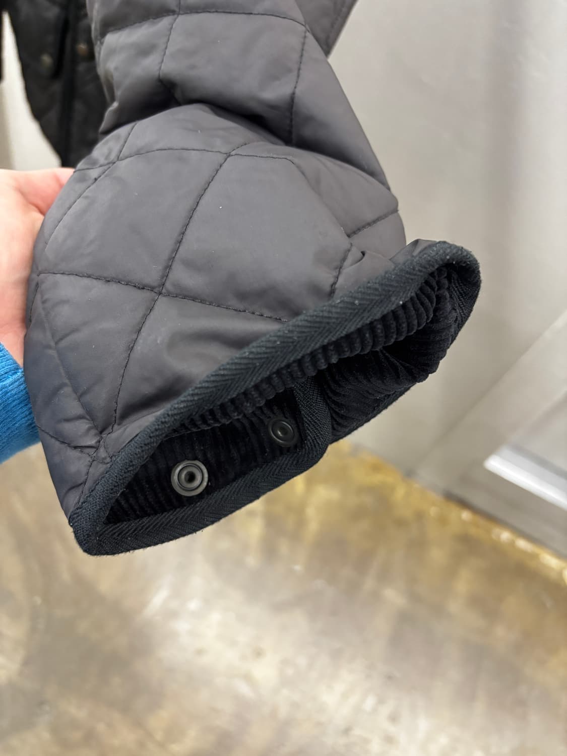 폴로 랄프로렌 퀼팅 자켓 블랙 L 상품이미지6