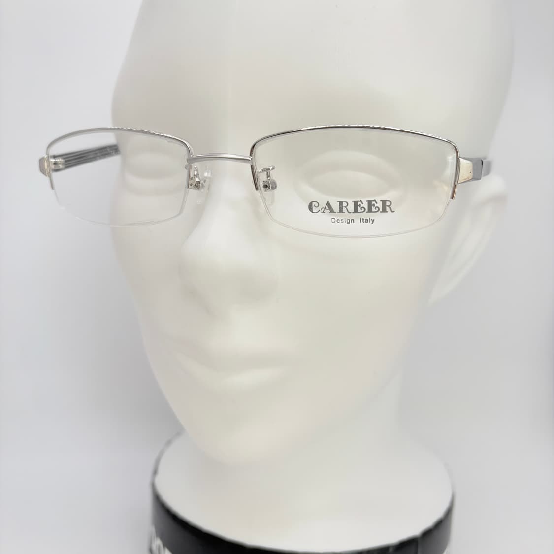 CAREER 실버 라인 반무테 빈티지안경 상품이미지7
