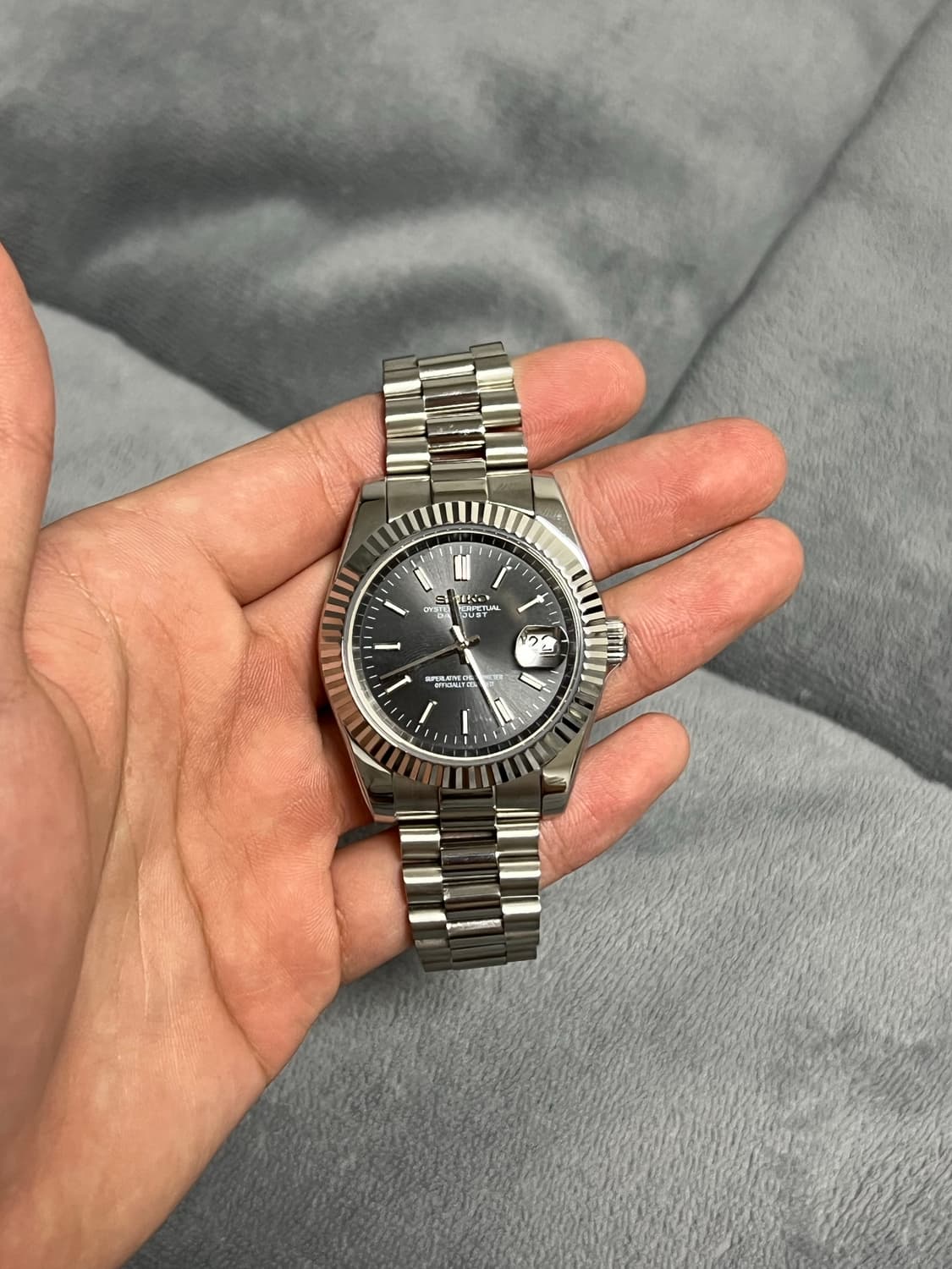 세이코 데이트저스트 커스텀 검판 39 상품이미지1