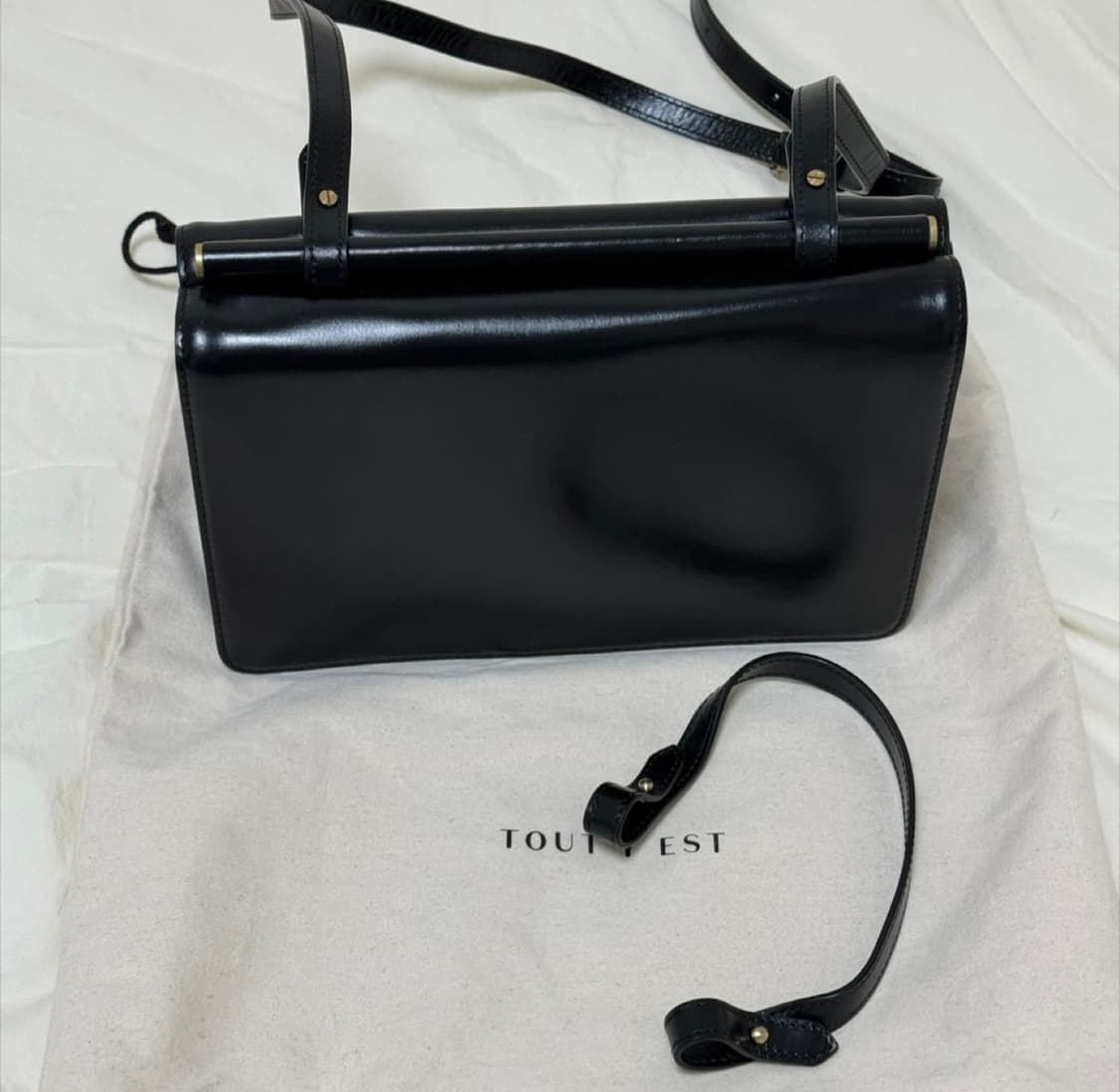 👜투티에 포멜백 블랙 구버전 판매합니다 상품이미지1
