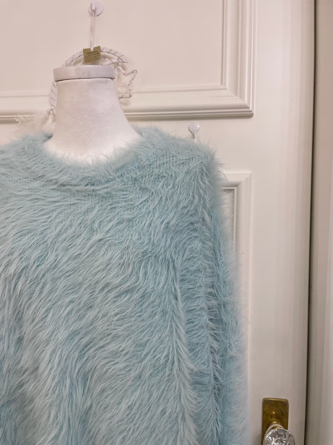 mint shaggy winter sweater(size-F) 상품이미지6