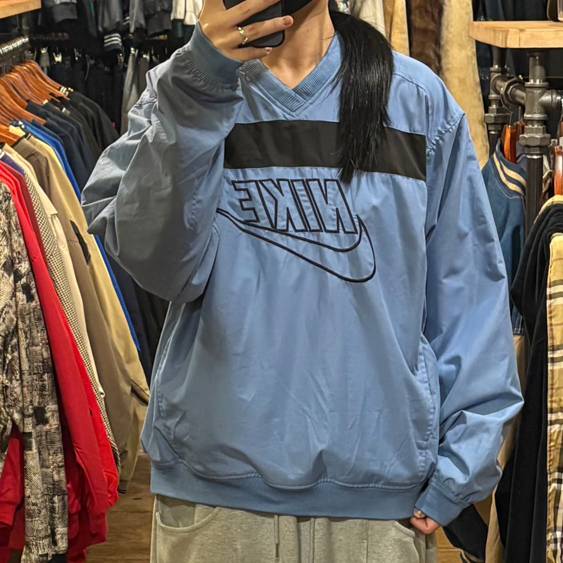 [HI] Nike 나이키 빅로고 웜업 스카이블루 상품이미지2