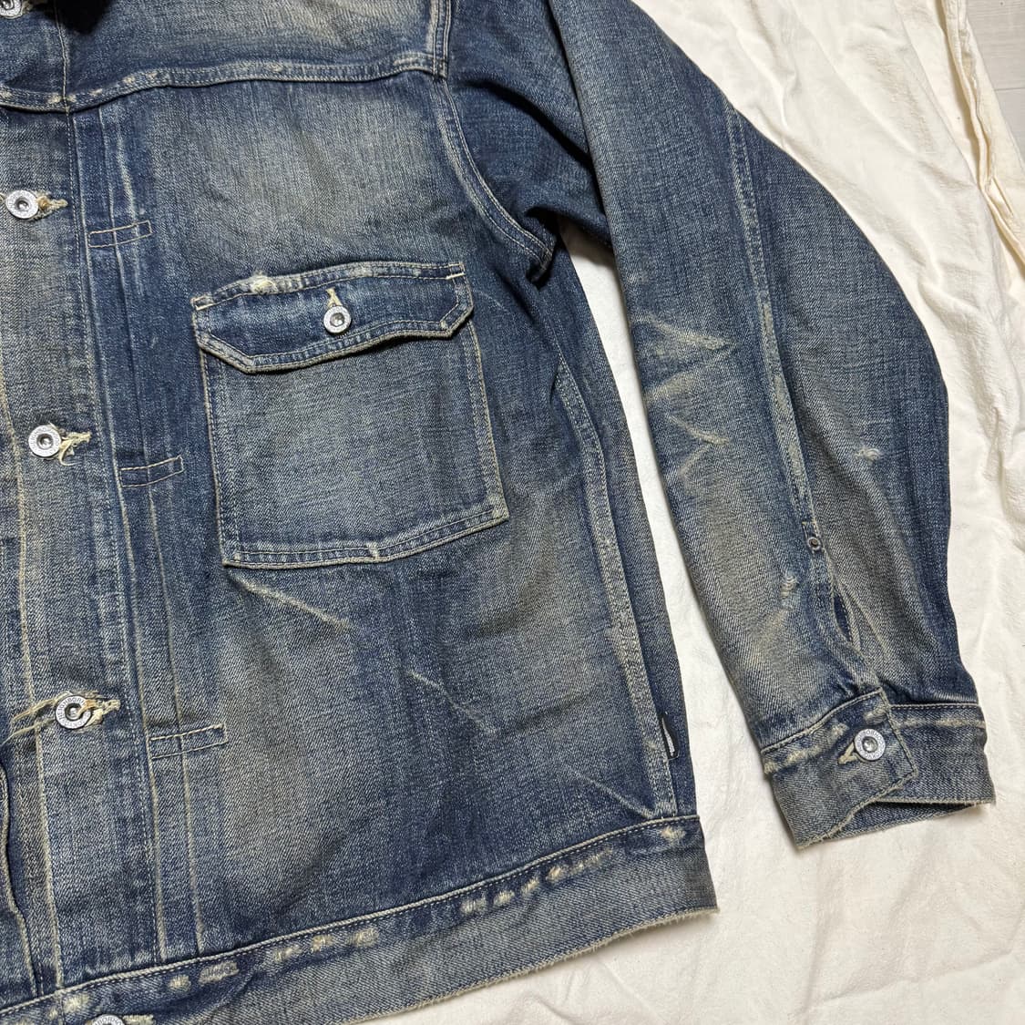 네이버후드 25AW 새비지 데님 자켓 [XL] 상품이미지4