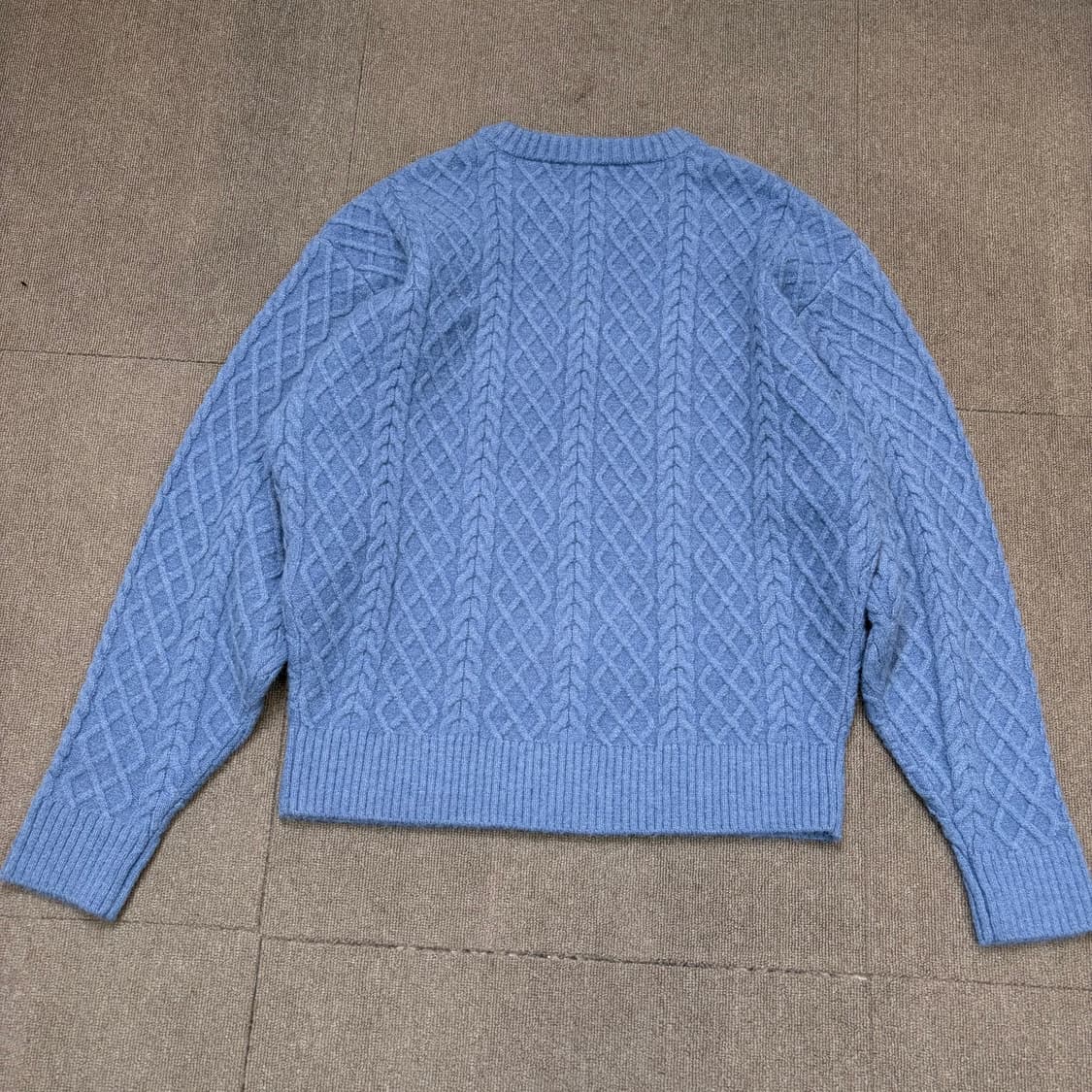 IDWS Dusky Day 아돈워너셀 케이블 프린트 니트  상품이미지5