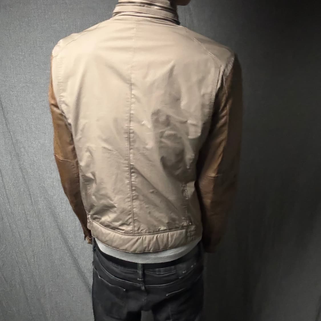 solid homme brown lamb skin jacket 상품이미지5