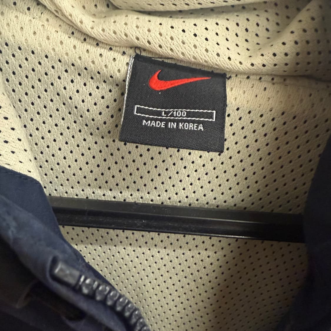 90S 나이키 네이비 화이트 아노락 L 상품이미지2