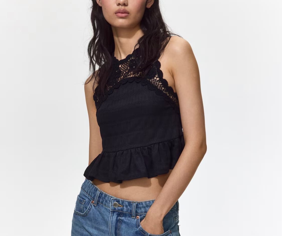 H&m 크로셰 슬리브리스 XS 상품이미지4