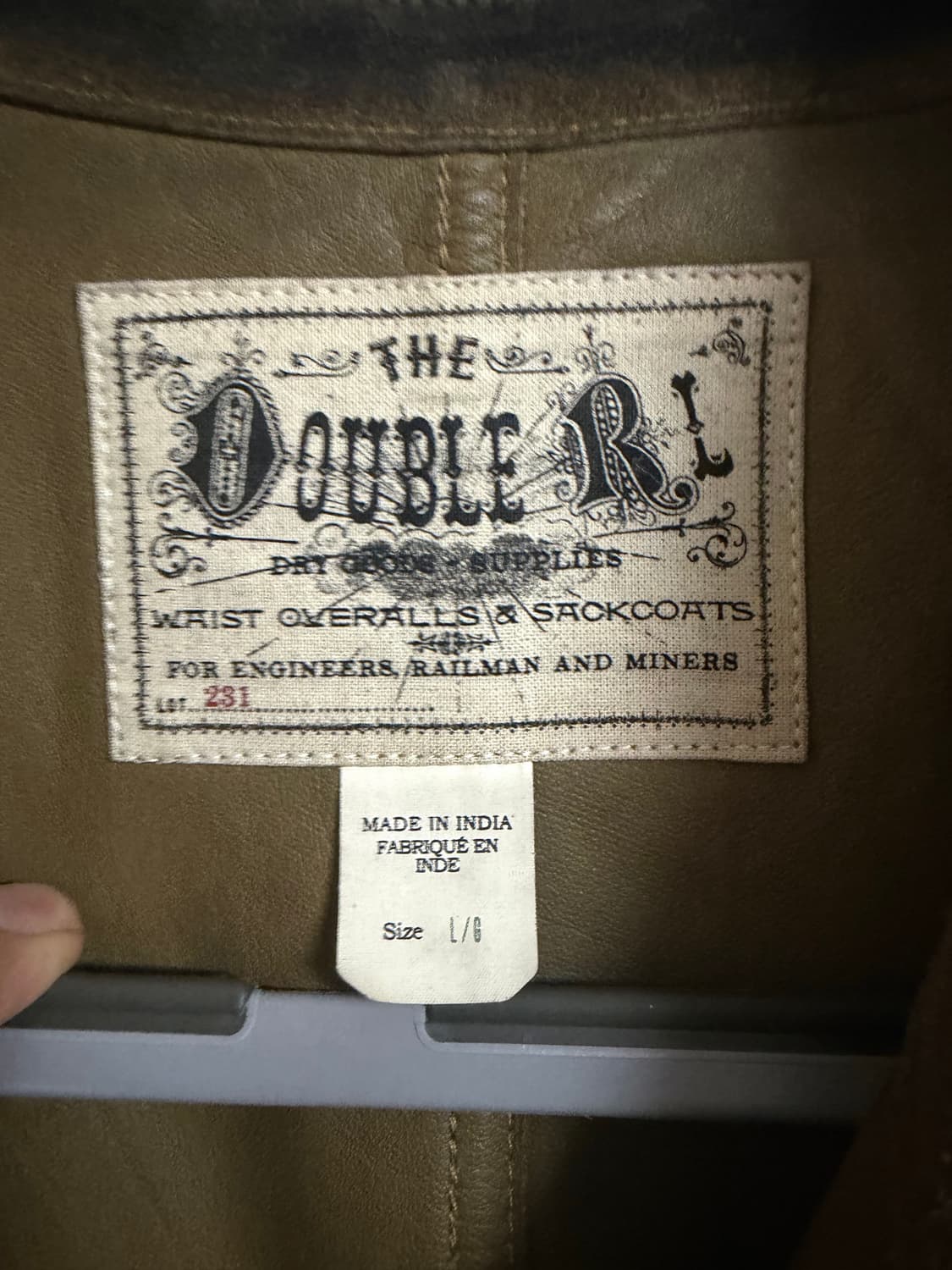 더블알엘 RRL 스웨이드 초어자켓 상품이미지4